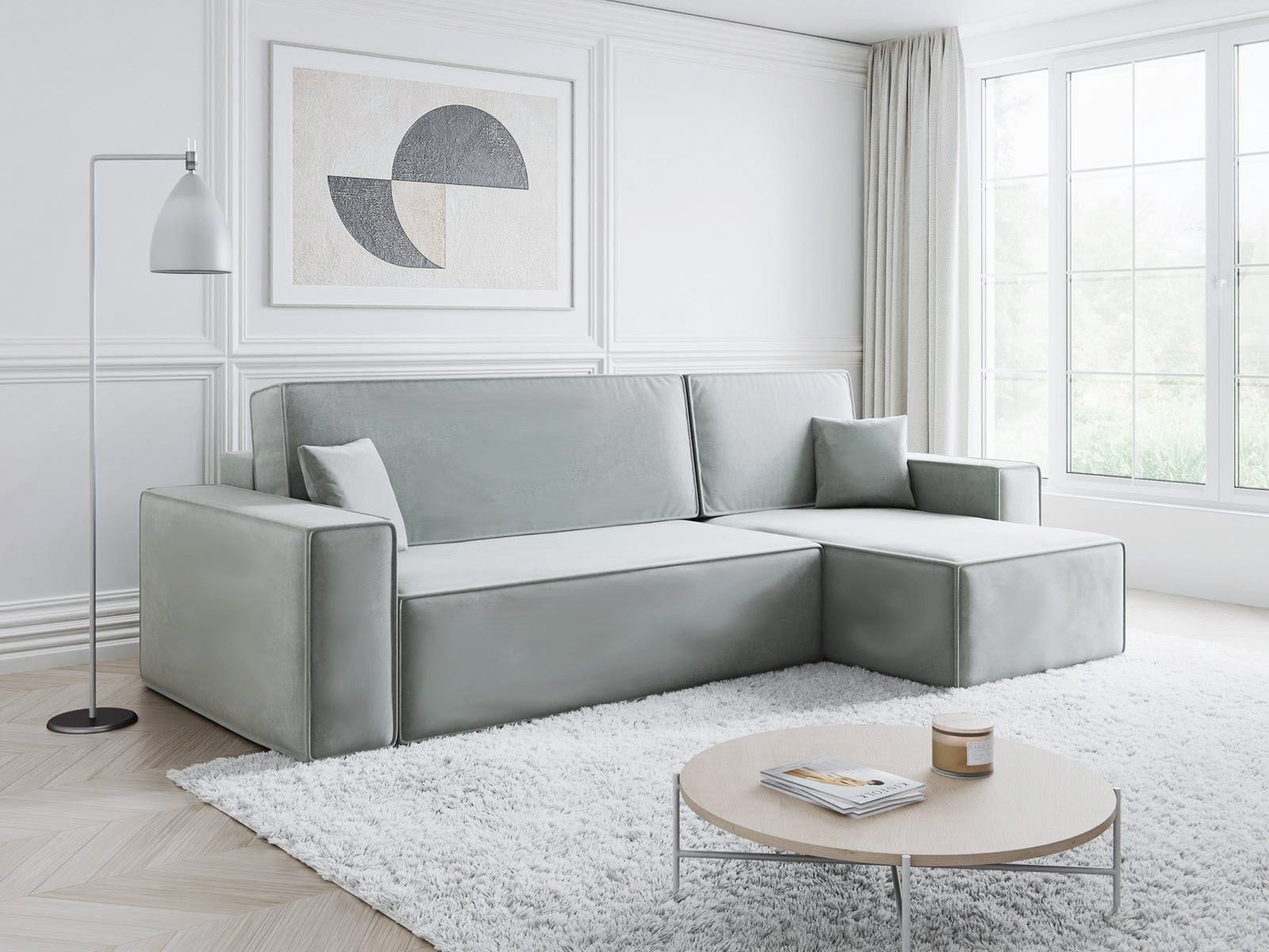Compleo Ecksofa Schlafsofa 244 cm, L-Form, günstig online kaufen