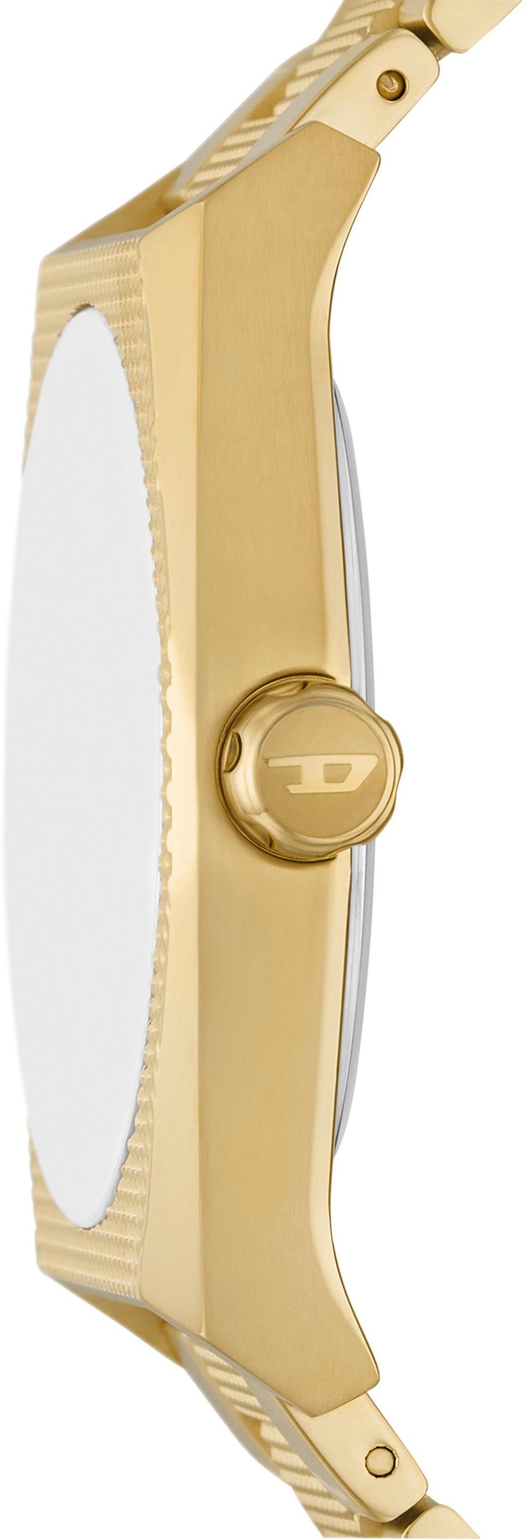 Diesel Quarzuhr SCRAPER DZ2173, Armbanduhr, Herrenuhr, Edelstahlarmband