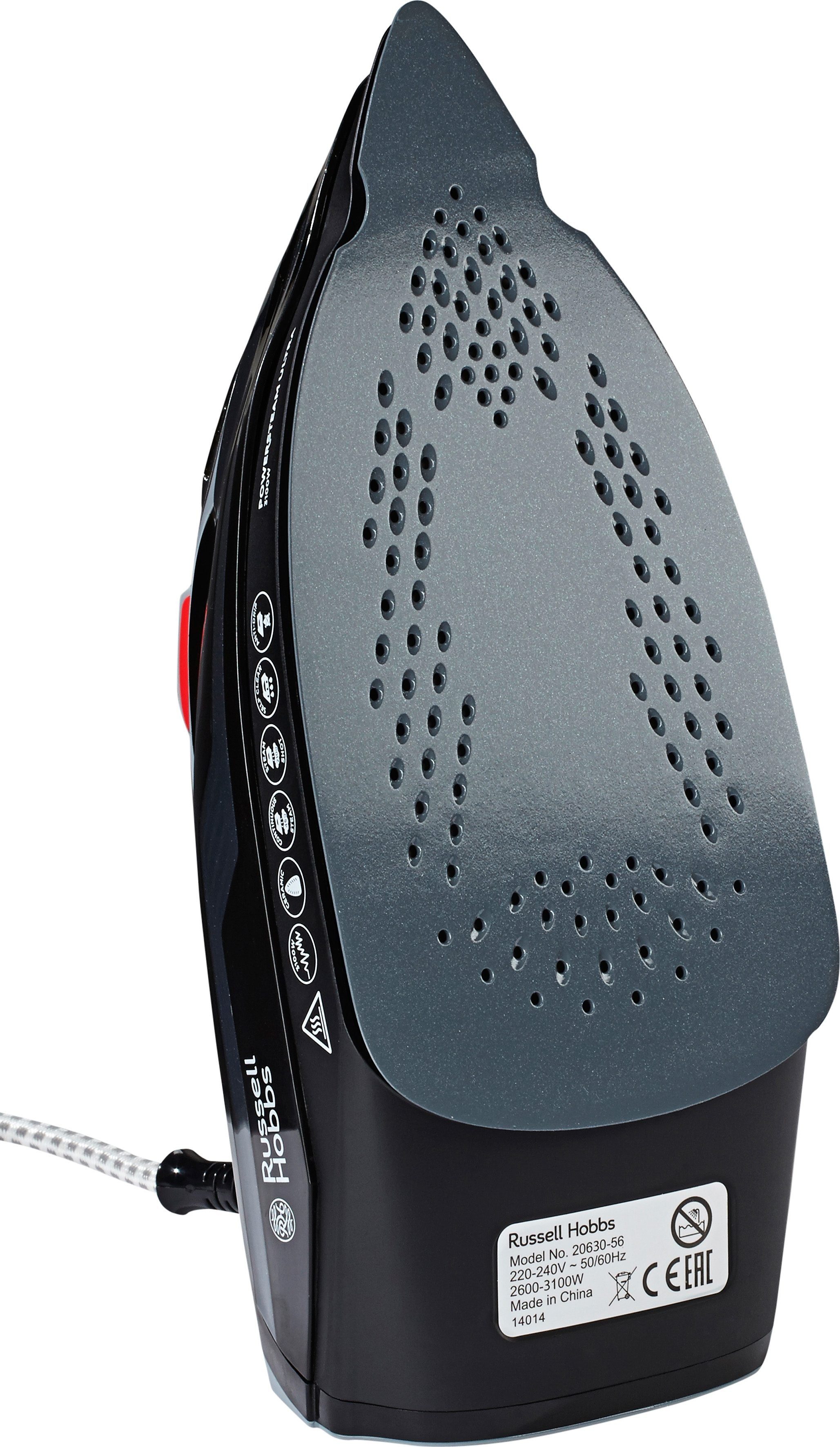 RUSSELL HOBBS Dampfbügeleisen »Power Steam Ultra« 20630-56, 3100 W, leichtgleitende Keramiksohle
