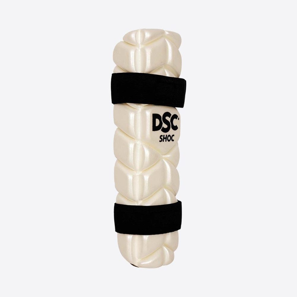 Endless Protektoren-Set DSC Intense Shoc Cricket Arm Guard für Jugendspieler (Cricket Arm Guard, 1-teilig, Größe Youth, Weiß), PVC-Außenmaterial, Schaumstoffpolsterung