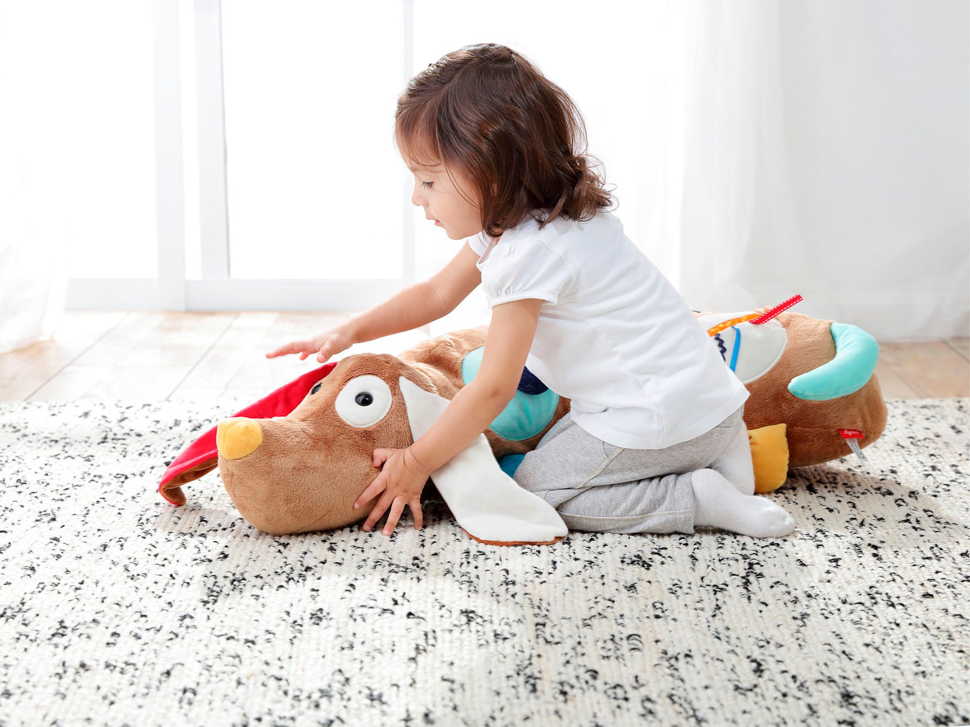 Sigikid Dekokissen Kinderbunt, XXL Aktiv Spielkissen Hund günstig online kaufen