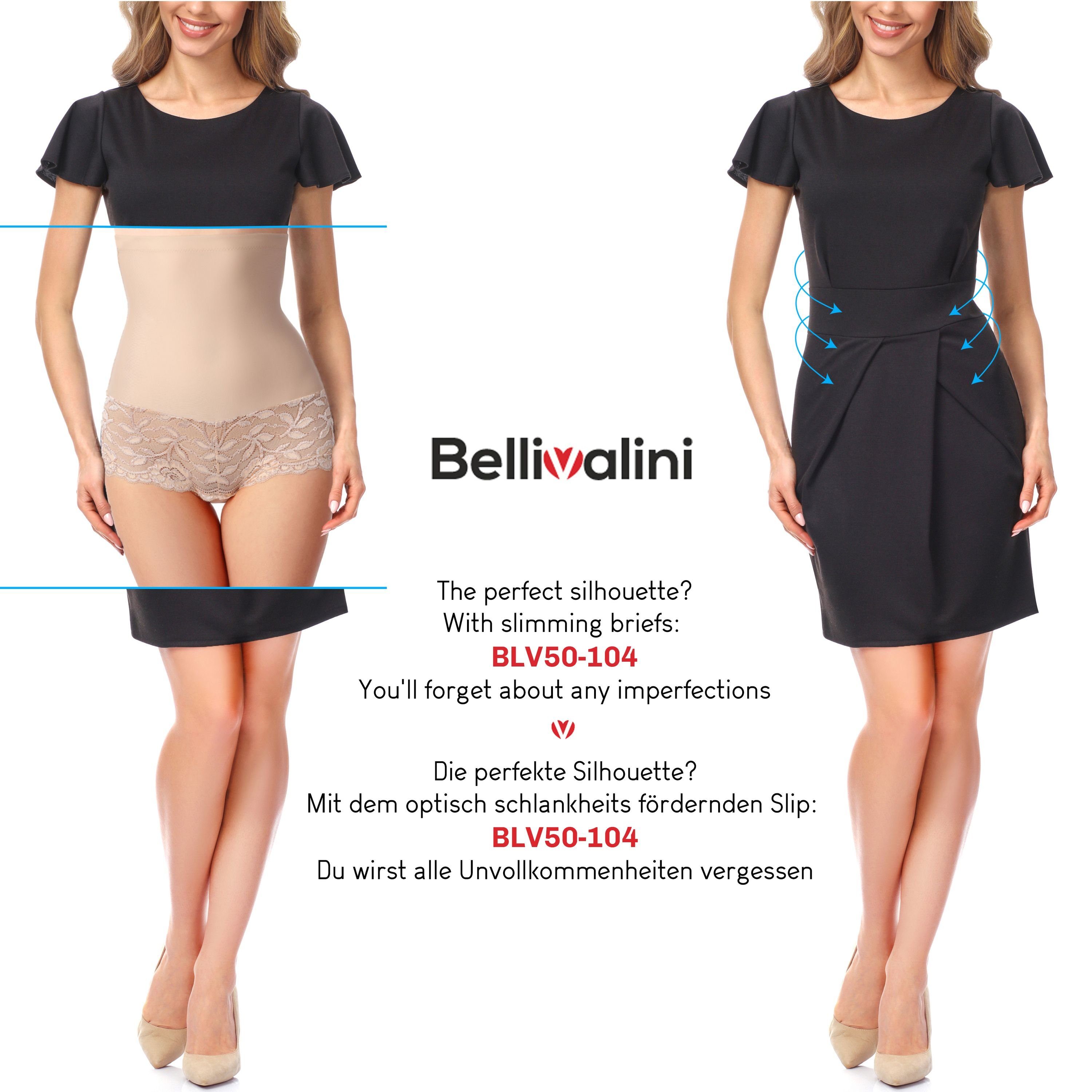 Bellivalini Slip Damen Mieder Slip figurformend Bauch Weg Effekt Shapewear BLV50-104 (1-St)