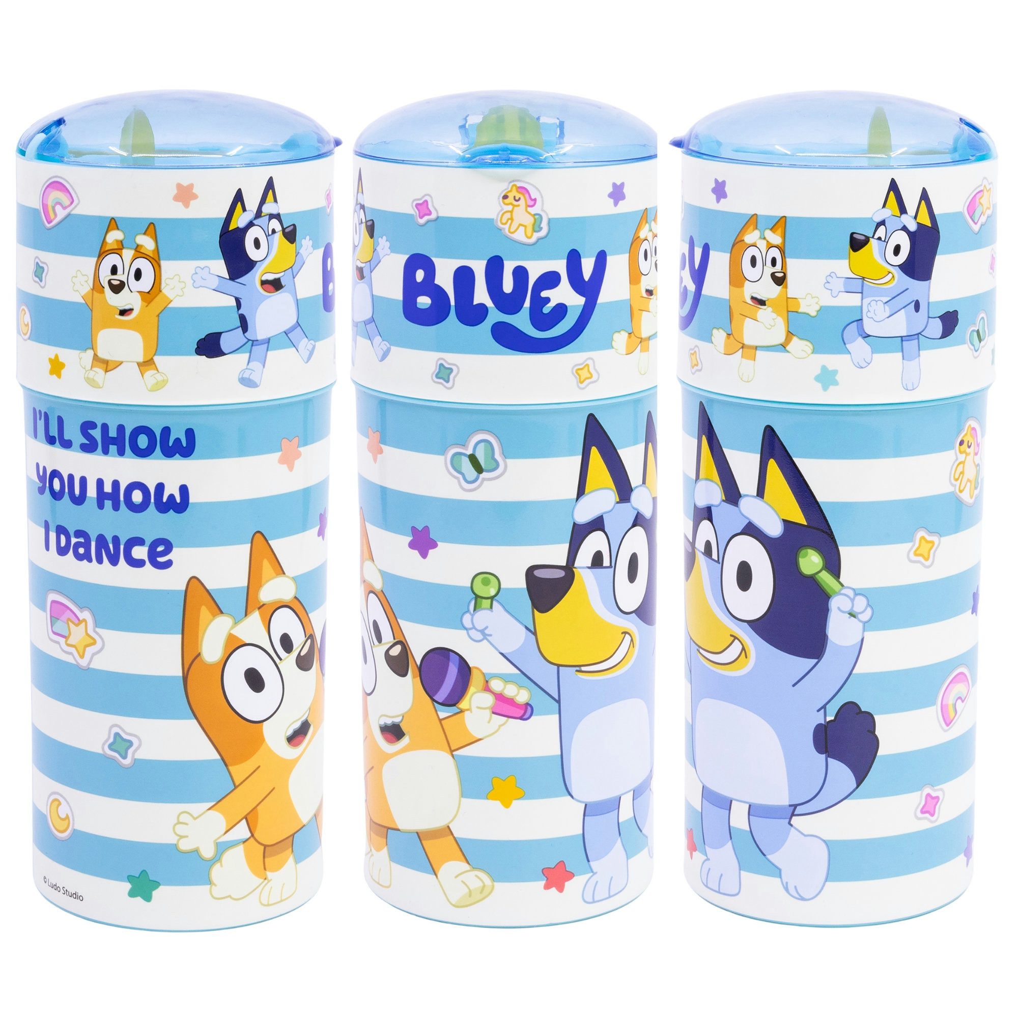 Bluey Trinkflasche Bluey Bingo Kinder Wasserflasche Trinkflasche Flasche 350 ml