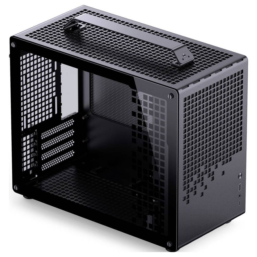 Jonsbo PC-Gehäuse Z20 Micro-Tower Gehäuse, Gaming-Gehäuse, PC-Gehäuse Schwarz Z20 Black