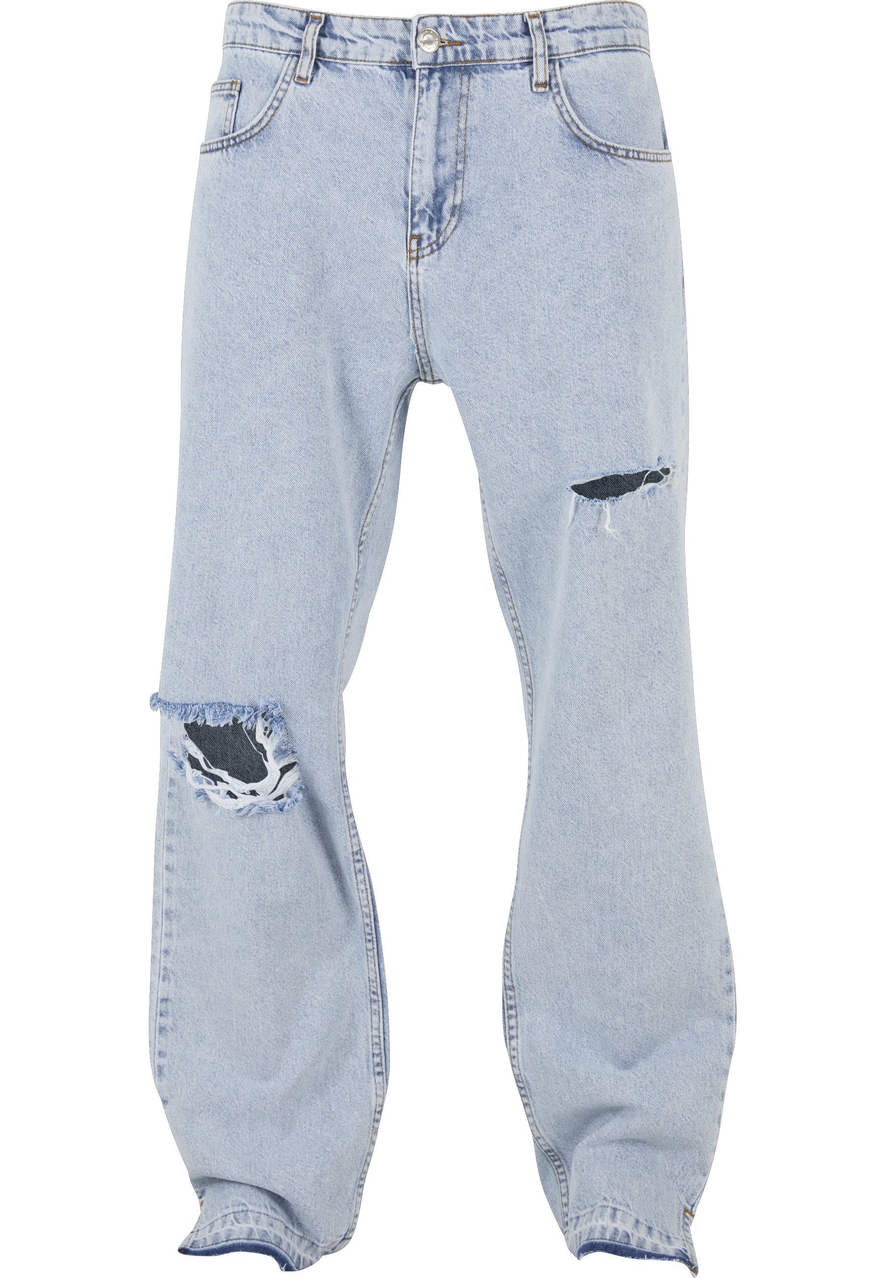 Bequeme Jeans 2Y Premium Herren 2Y Destroyed Straihgt Fit Jeans