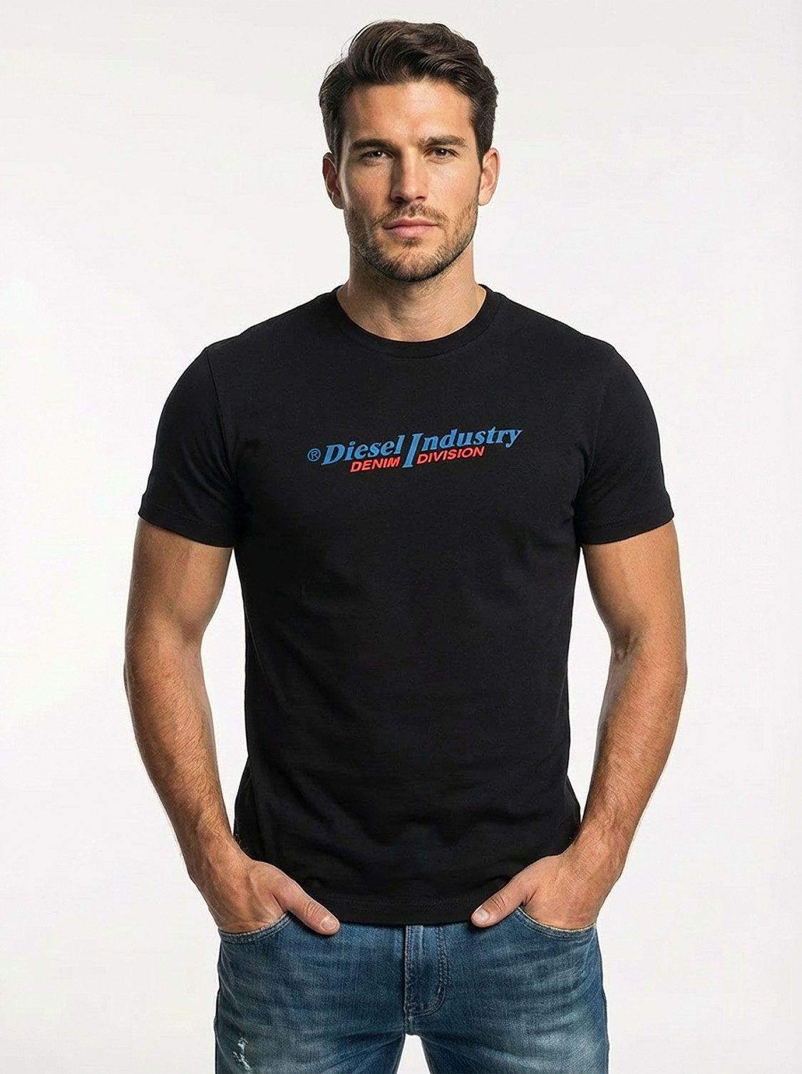 Diesel Rundhalsshirt Slim Fit - T-Diegor New Industries 900 günstig online kaufen