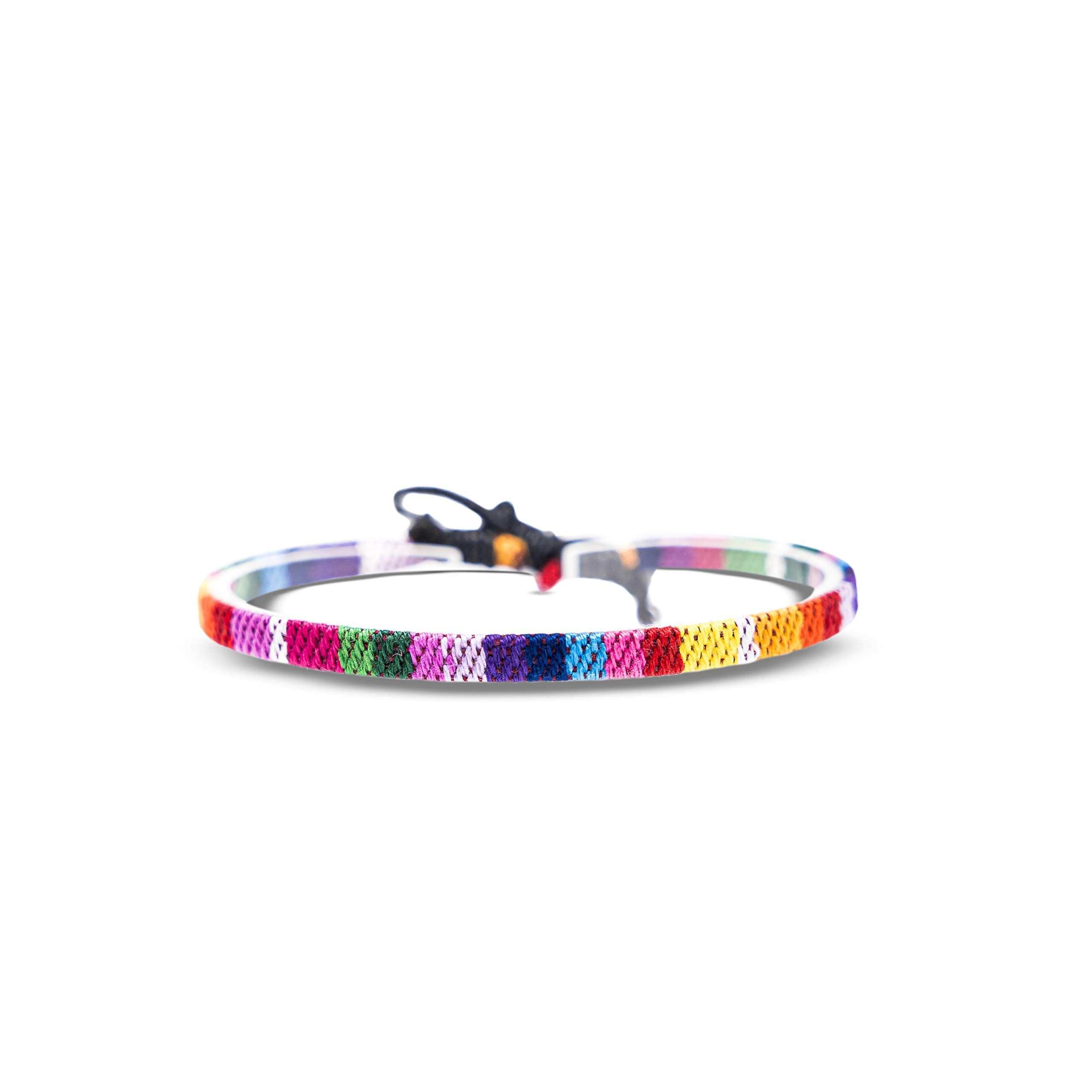 Made by Nami Freundschaftsarmband Boho Surfer Strand Festival Accessoires, Ethno Hippie Style 100% Wasserfest Verstellbar