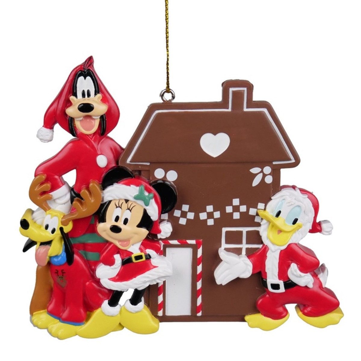 Disney Weihnachtsbaumkugel Disney Christbaumfigur 2D Haus Friends 10cm Christbaumkugel Minni