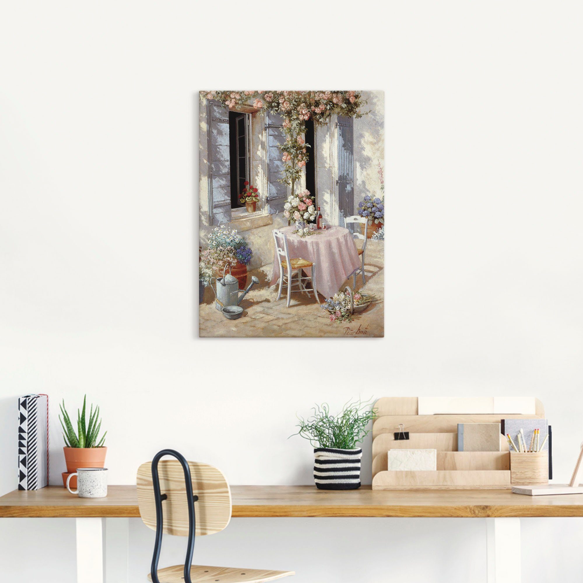 Artland Wandbild Einladung, Garten (1 St), als Leinwandbild, Poster in verschied. Größen
