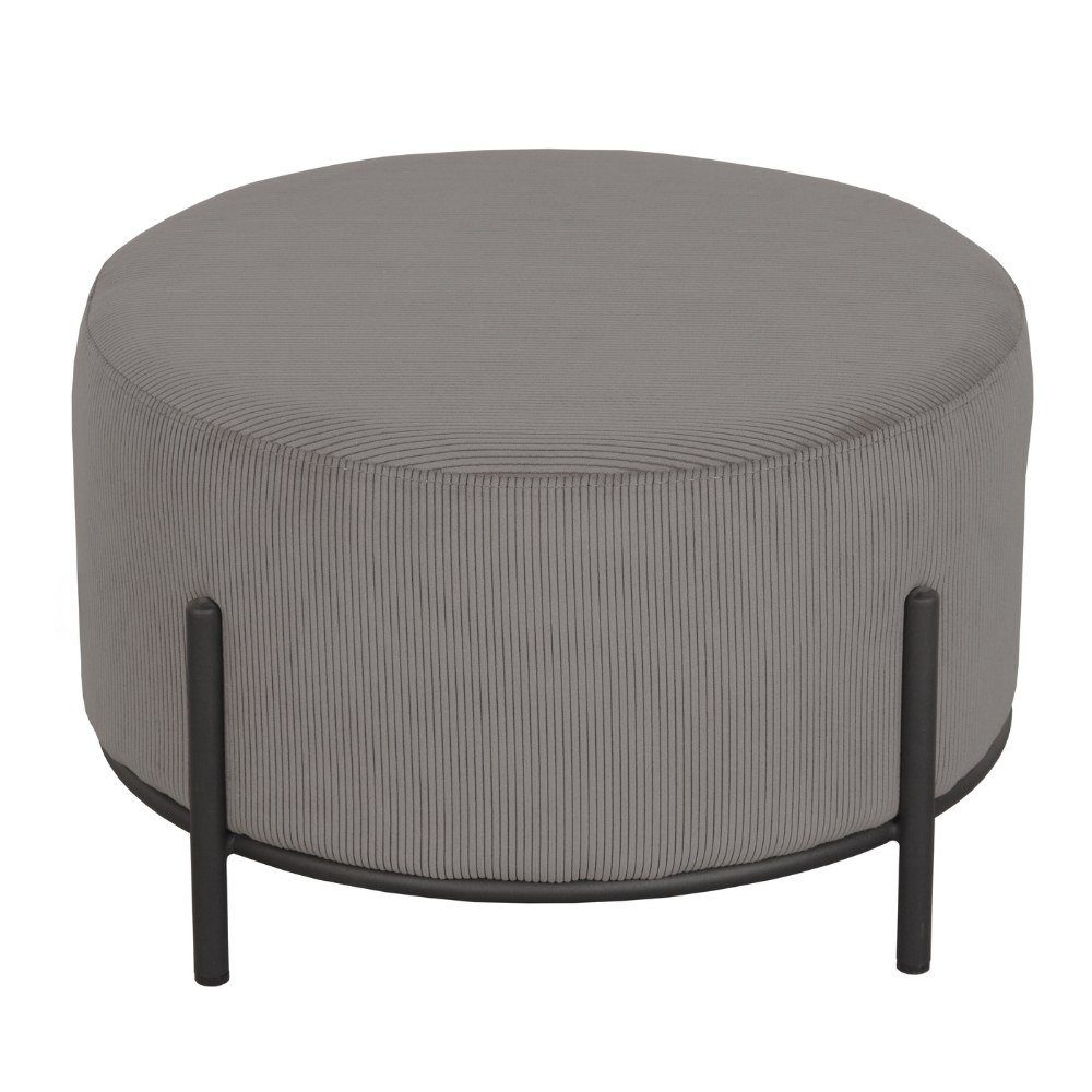 Grau Healani Möbel RINGO-Living aus 340x570mm, Cord Stuhl in Hocker