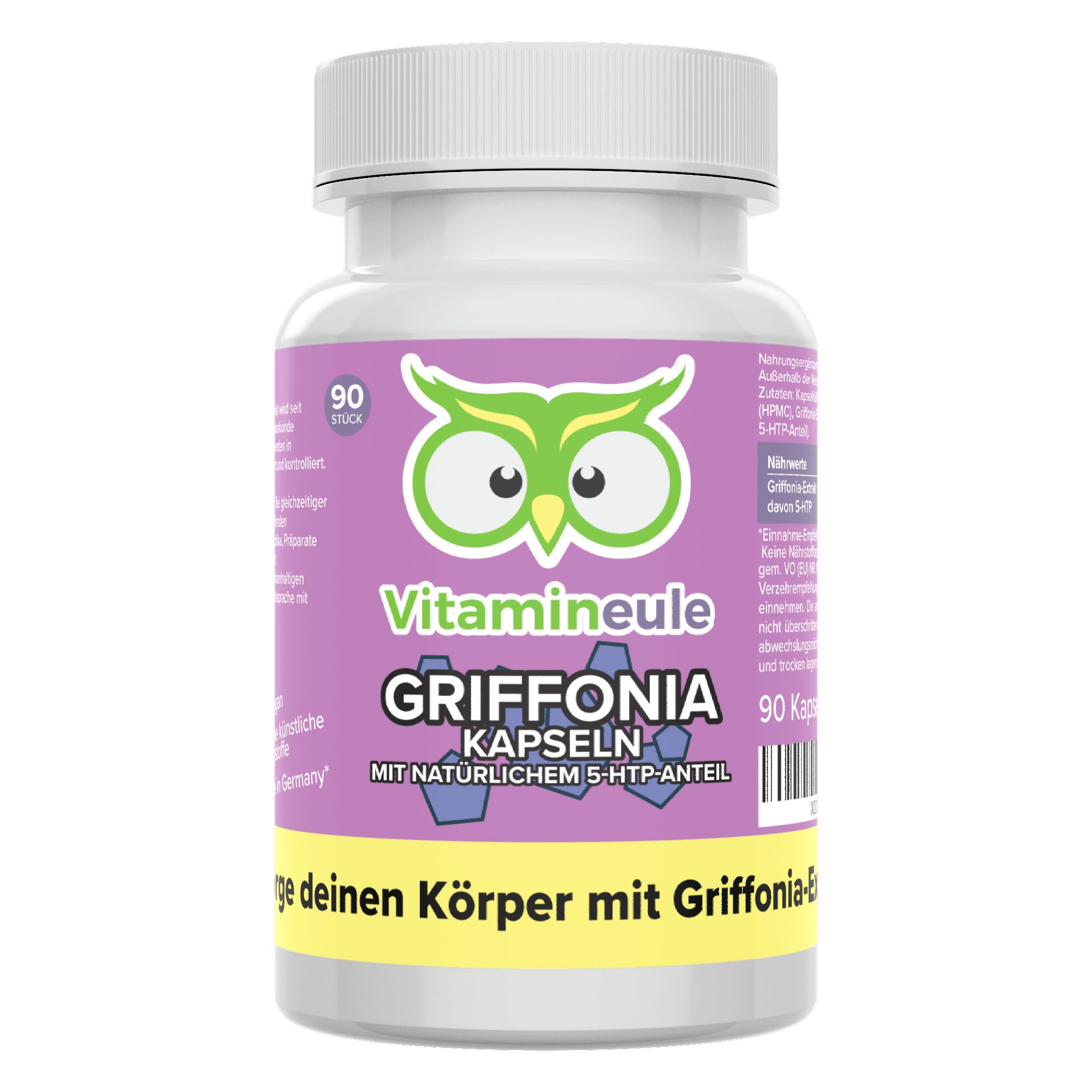 5-HTP Kapseln - 100 mg 5-HTP aus Griffonia - Kapsel