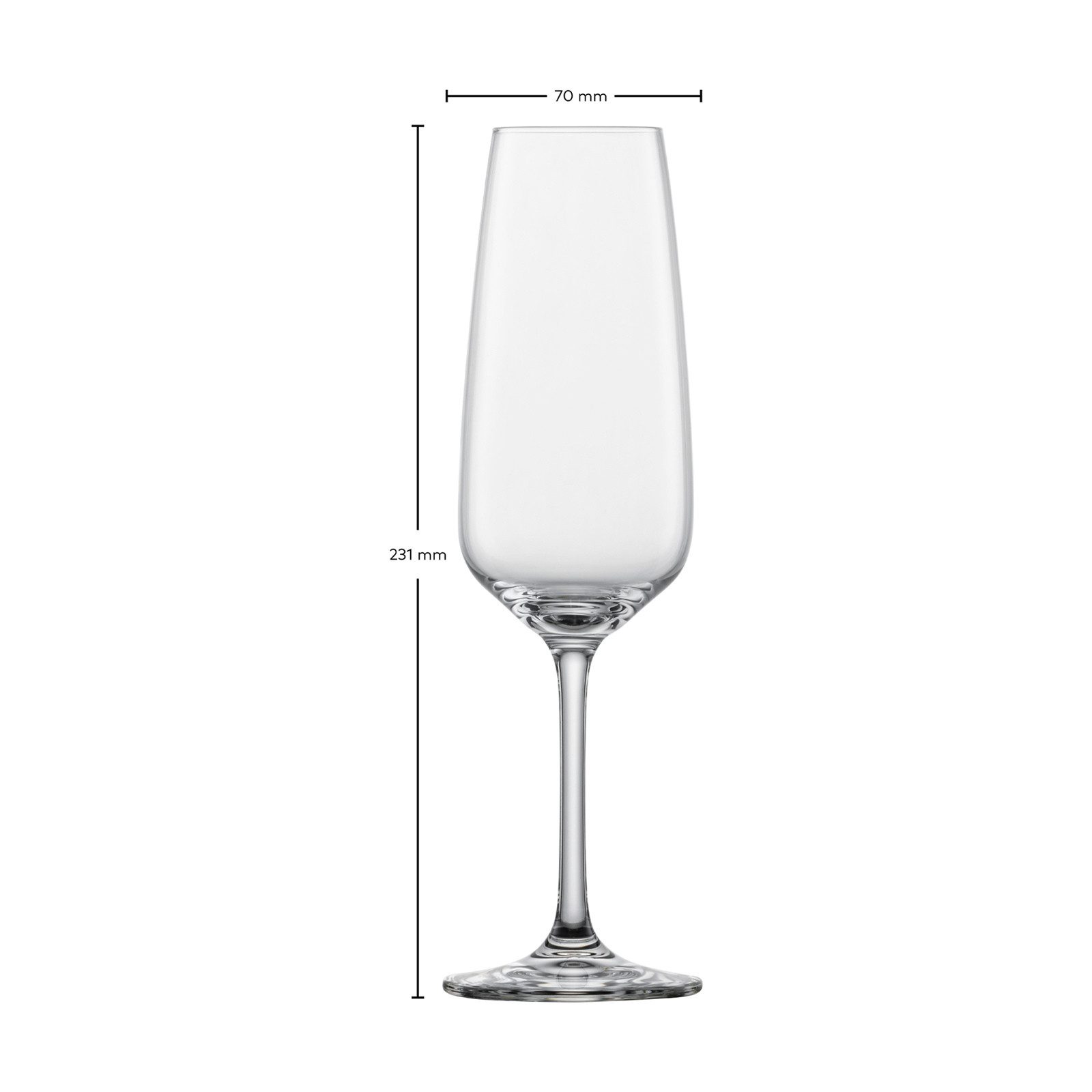 SCHOTT ZWIESEL Sektglas Tulip Sektgläser 283 ml 4er Set, 4-tlg., Glas