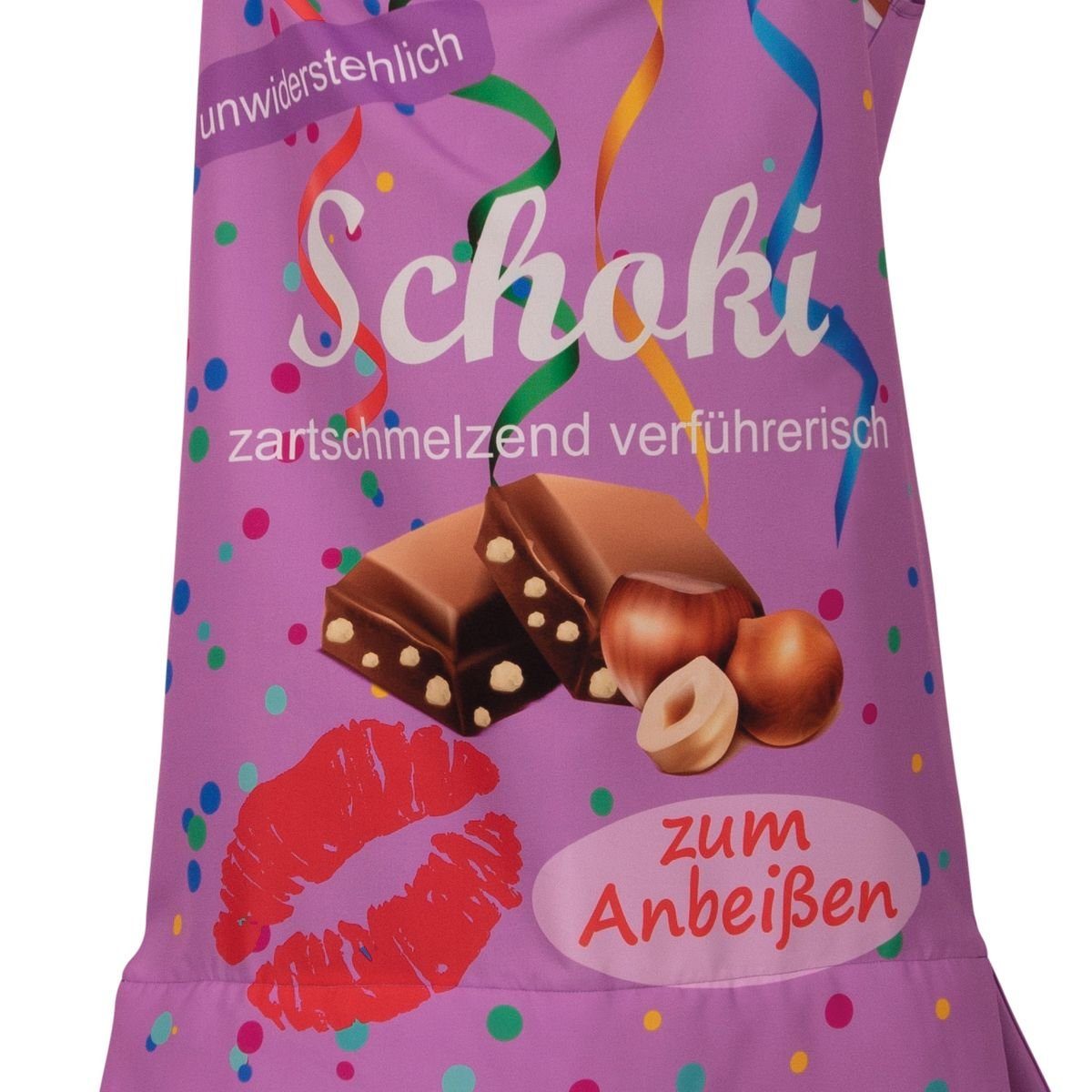 Party x People Lebensmittel-Kostüm Schokolade Vernasch Mich Schoko für Erwachsene