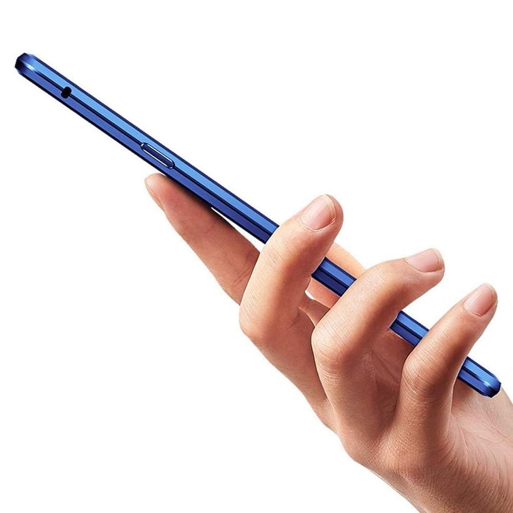 magnetischer Huawei Für P30 Adsorption Lite Blau Etui MOUTEN mit All-in-One-Handyhülle