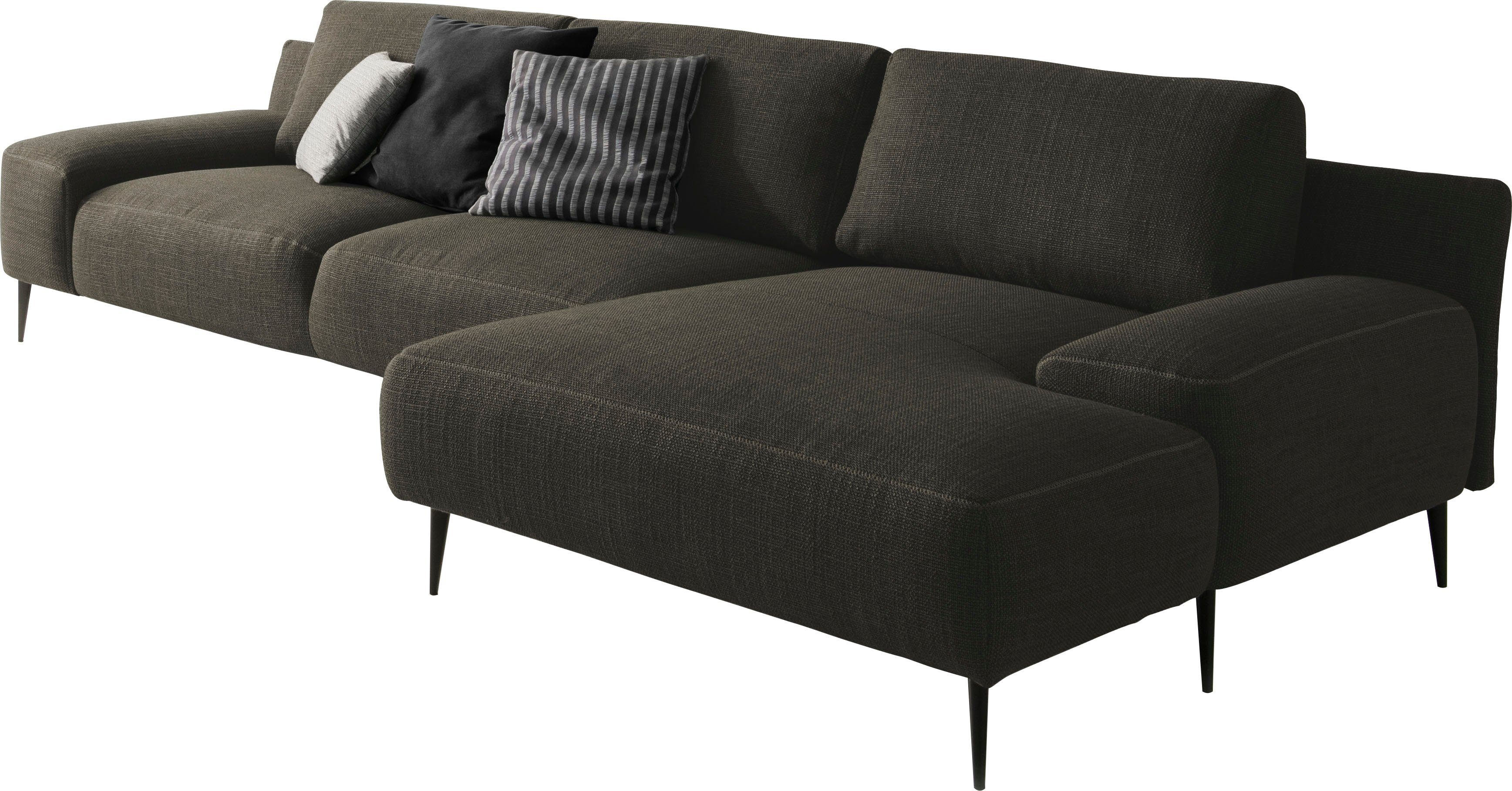 designwerk Ecksofa Forma L-Form, zeitloses Designsofa mit aktuellem Fuß, in hochwertiger Verarbeitung & tollem Sitzkomfort