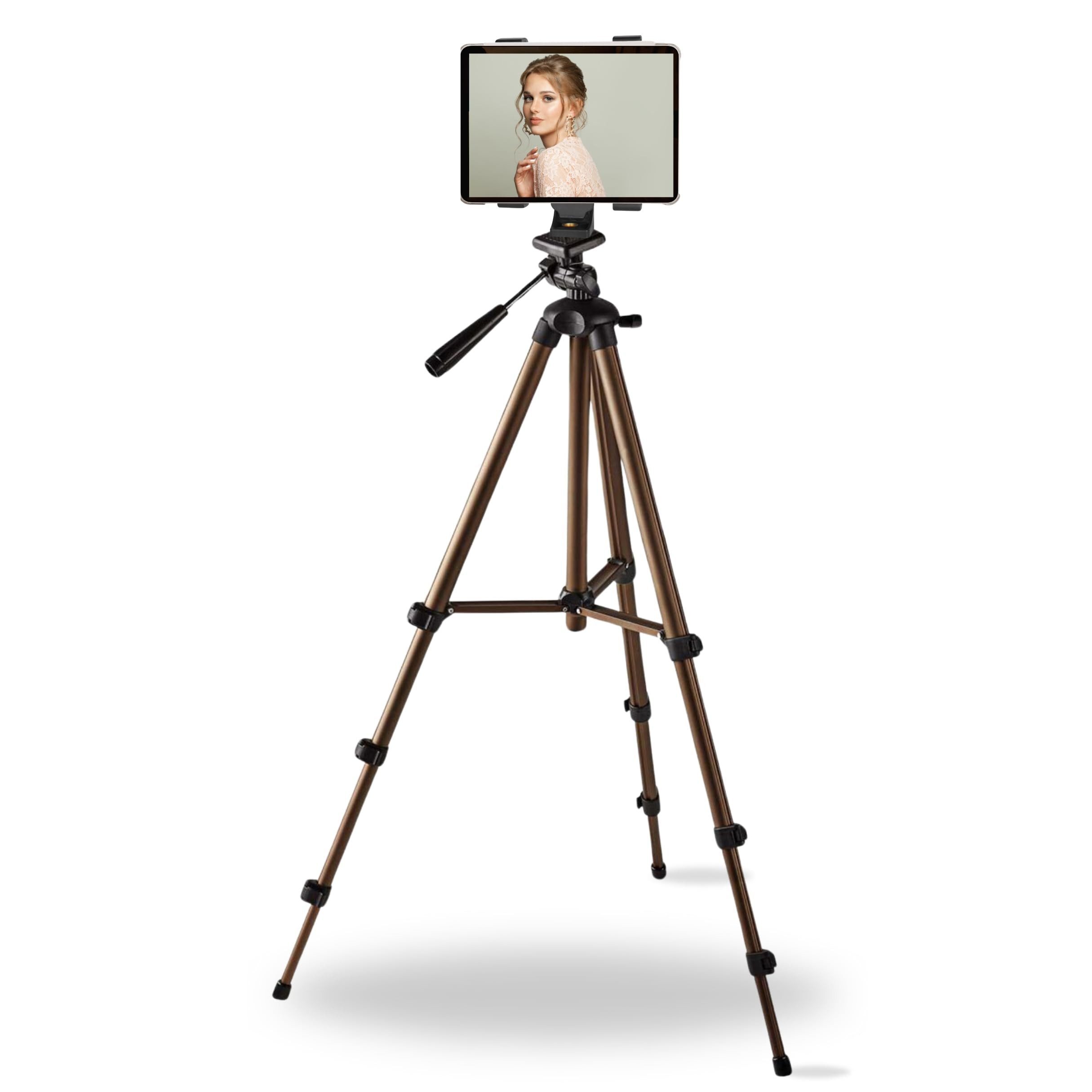 Tablet-Halterung Kamerastativ Tablet Stativ Ständer 134cm 7-10 Zoll Tripod Halterung