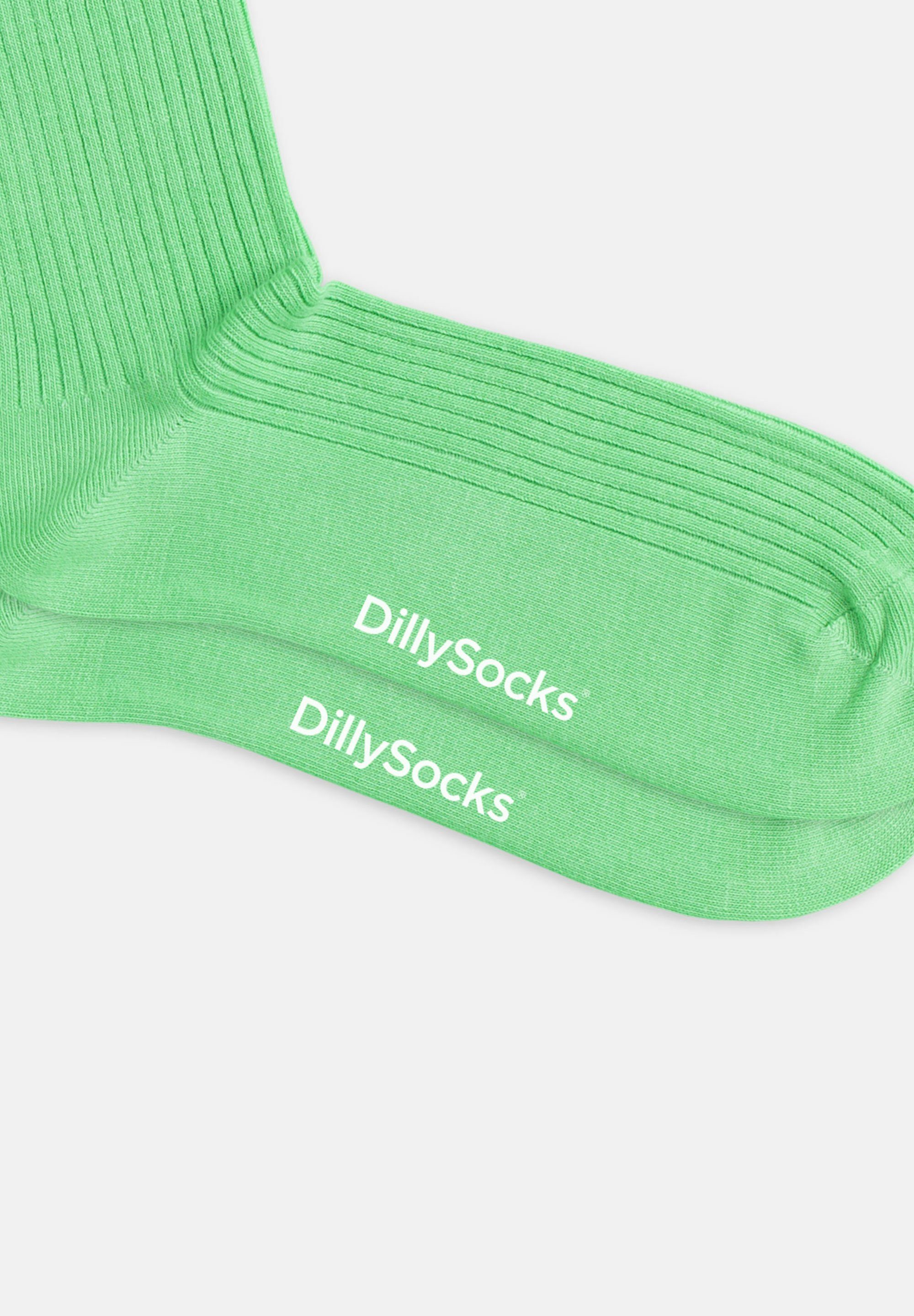 DillySocks Basicsocken Premium Ribbed Collection aus nachhaltiger Baumwolle, recyceltes Polyamid