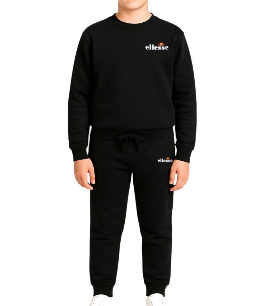 Ellesse Jogginganzug Ellesse Kinder Jogginganzug Sportanzug Jungen + Mädchen 8–14 Jahre (Set, 2 Teile Sweatshirt + Jogginghose), Kinder Sportanzug Ellesse 8 - 14 Jahre
