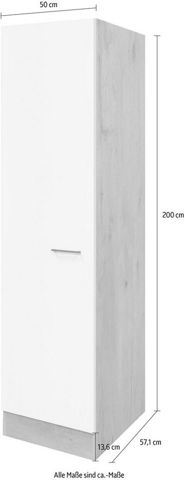 Flex-Well Seitenschrank »Vintea« 50 cm breit, 200 cm hoch, für viel Stauraum-HomeTrends
