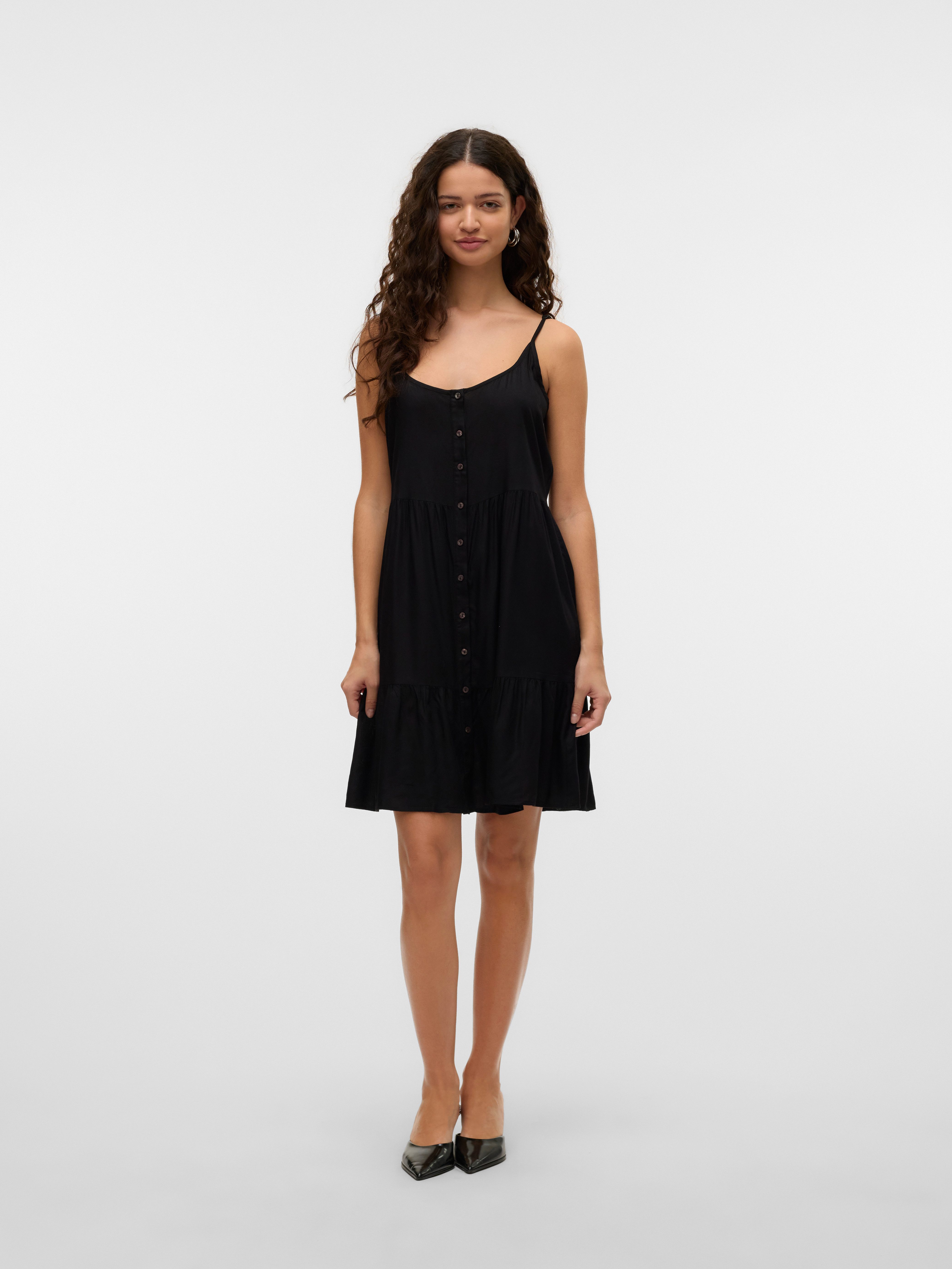 Vero Moda Trägerkleid VMBUMPY SHORT SINGLET DRESS WVN GA NOOS Sommerkleid