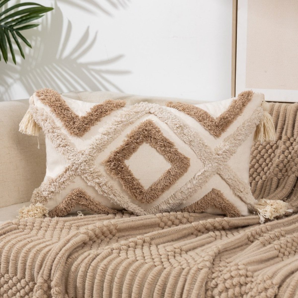BYSURE Kissenbezug F13WH00115, (1 Stück), Boho günstig online kaufen