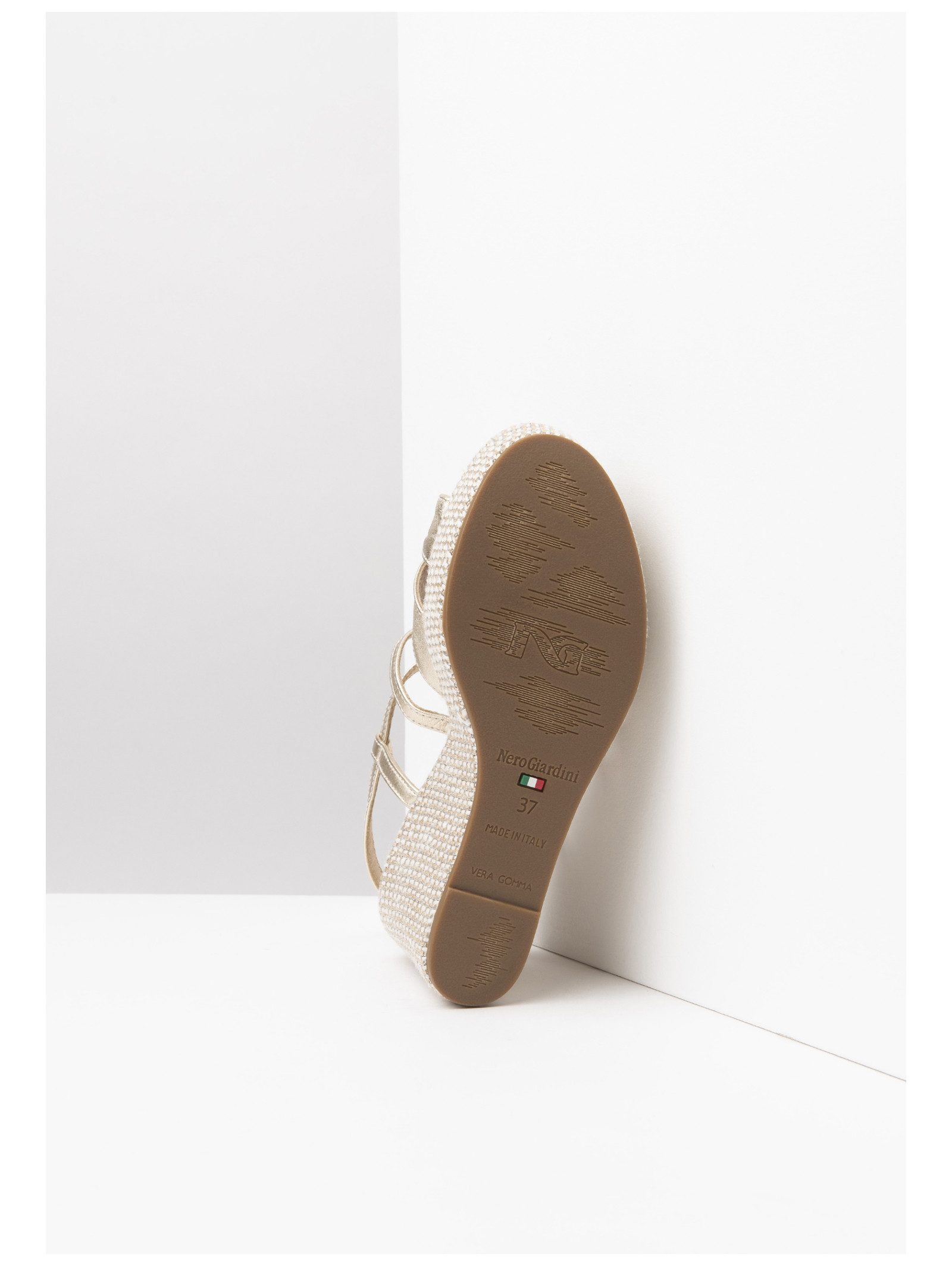 Nero Giardini Nero Giardini Sandalen Leder Keilsandalette