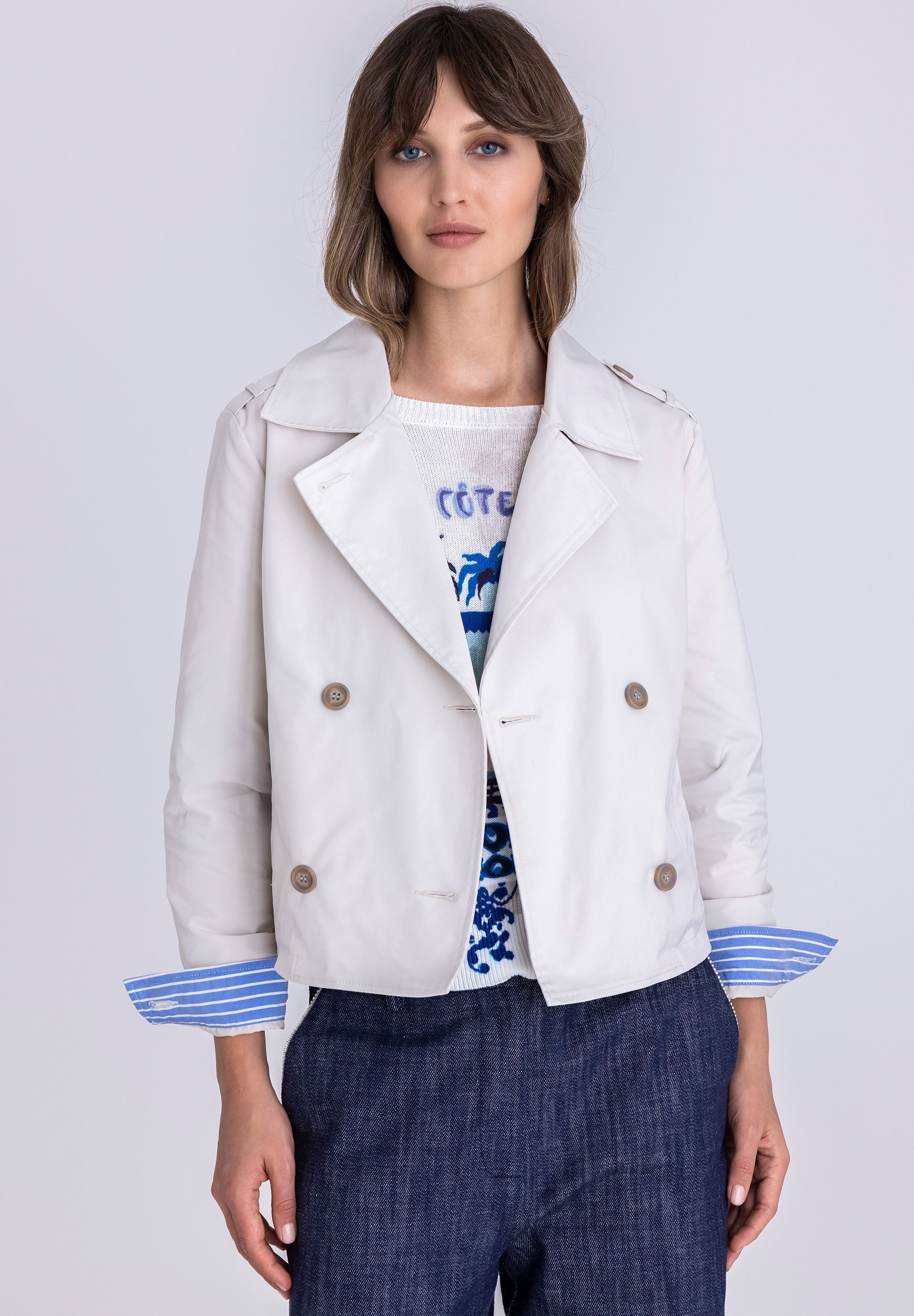 TUZZI Jackenblazer mit Schulterriegeln