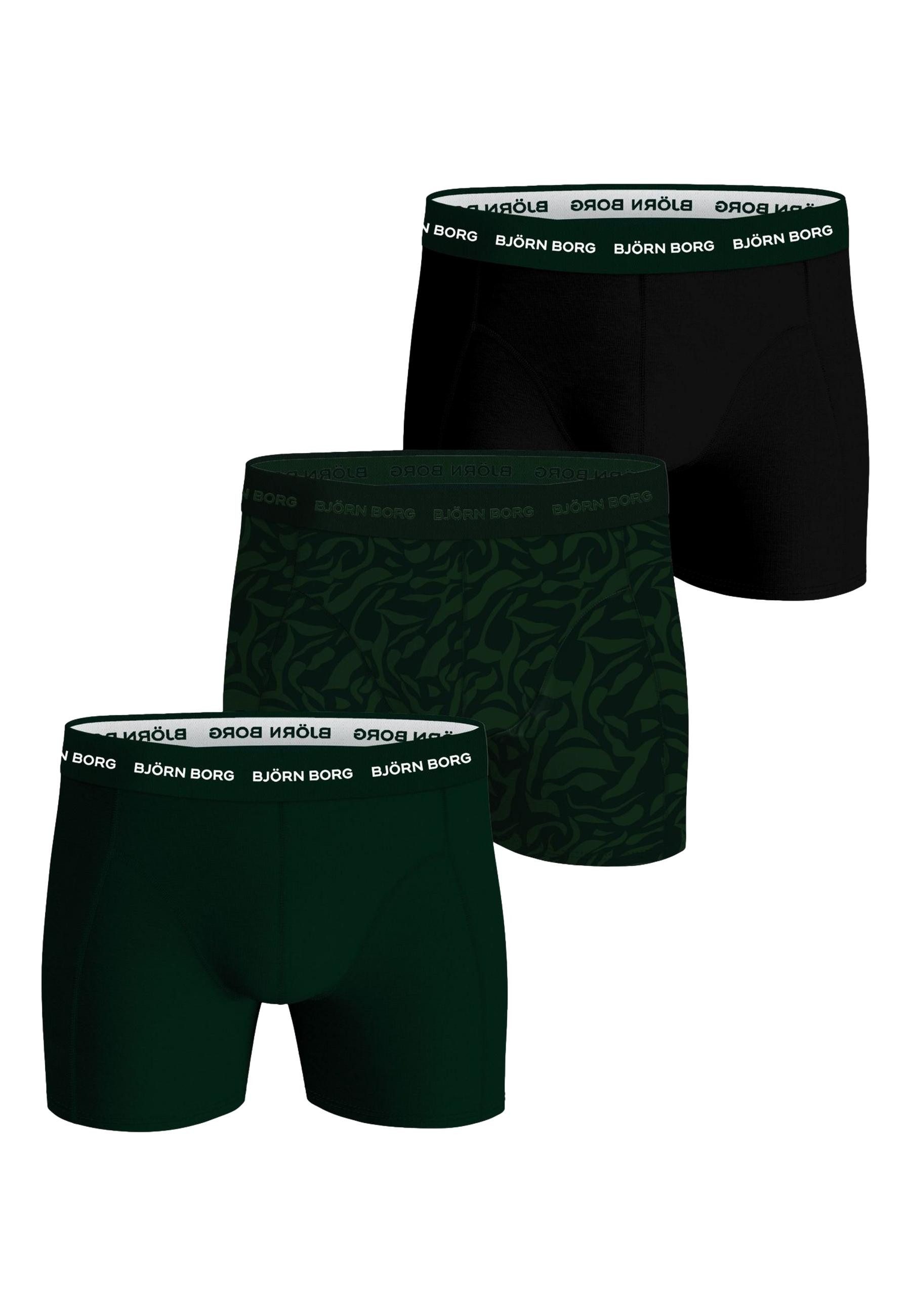 Björn Borg Boxershorts Boxershorts Unterhosen Stretch Boxer 3-pack (3-St)