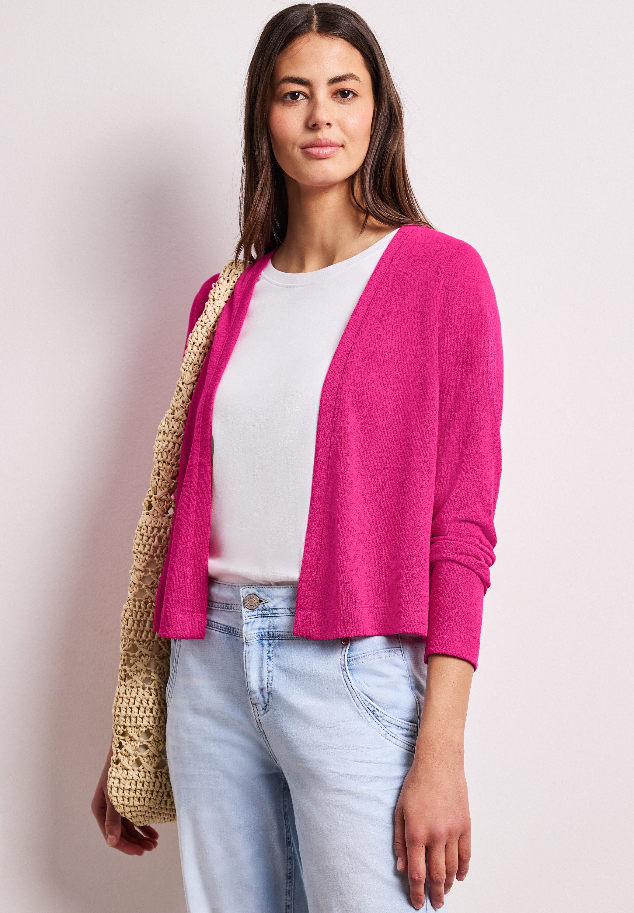 STREET ONE Strickjacke Style Nette in offener Passform