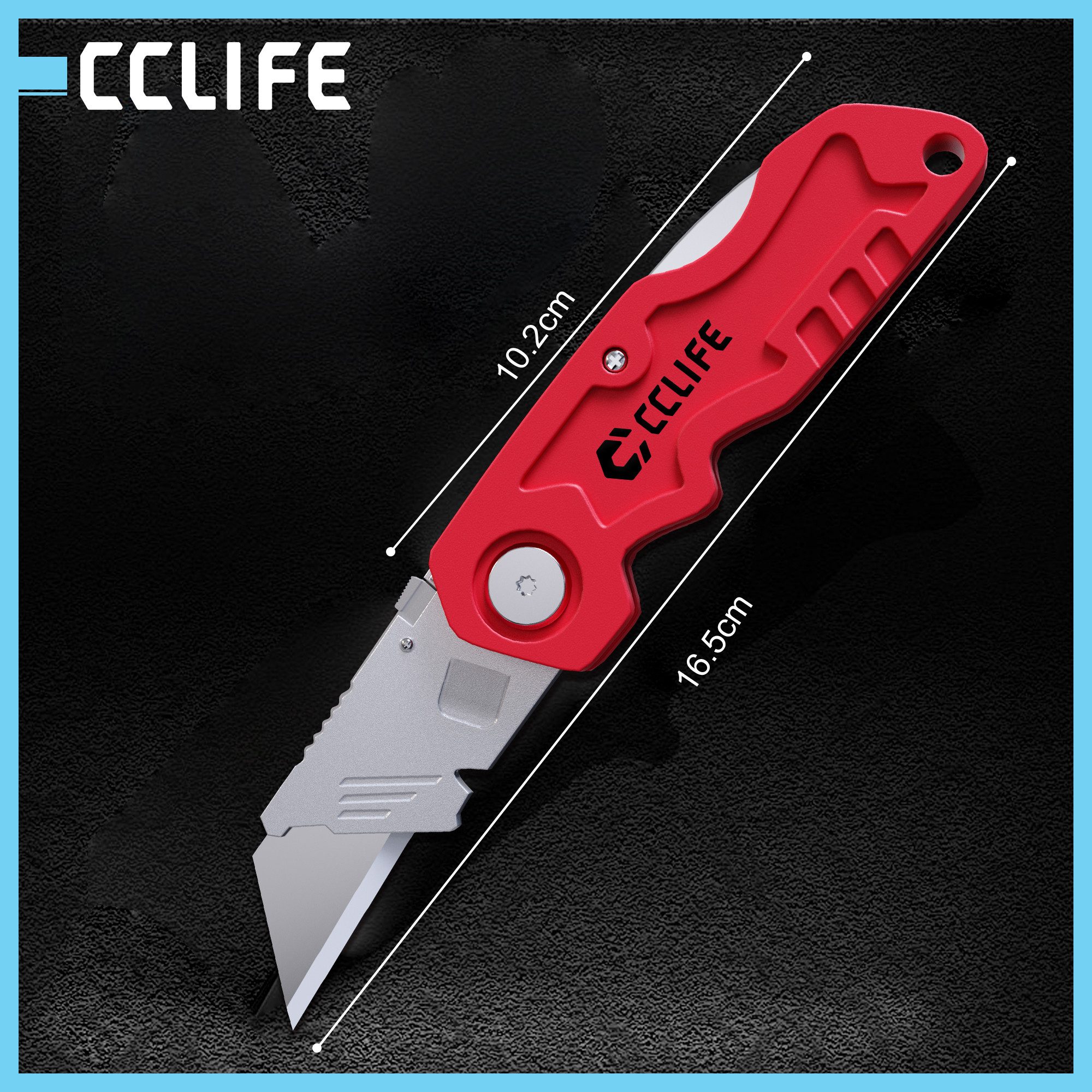 CCLIFE Universalmesser CCLIFE Profi Universalmesser & Klapp-Cuttermesser Set, (44 St)