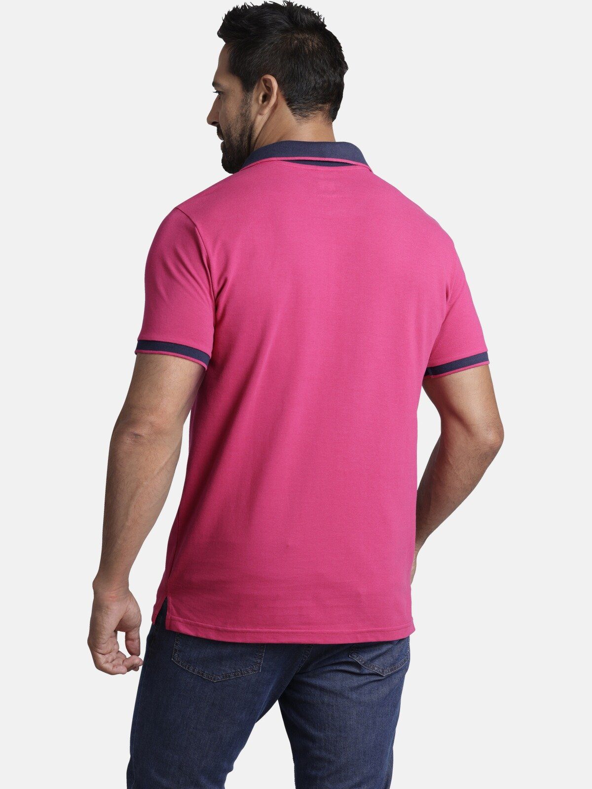 Jan Vanderstorm Poloshirt LAVRANS aus luftigem günstig online kaufen