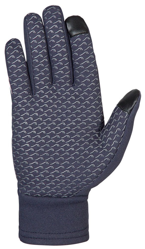 PFIFF Reithandschuhe Reithandschuh 'Silicon' Winter Touchscreen-fähiges Material an Zeigefinger und Daumen