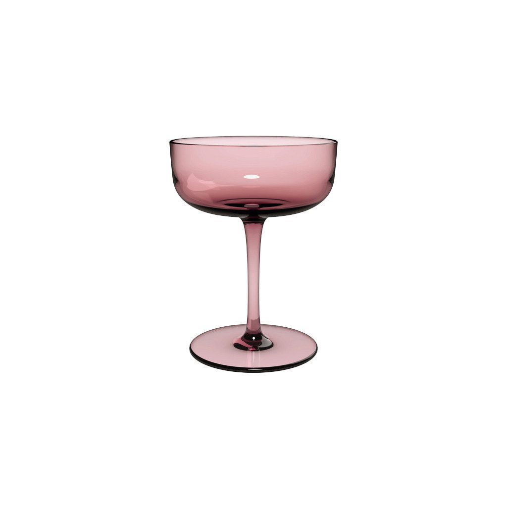 like. by Villeroy & Boch Sektglas Like Sektschale, 2-tlg., Glas, Kristallglas, 2 Stck, spülmaschinenfest