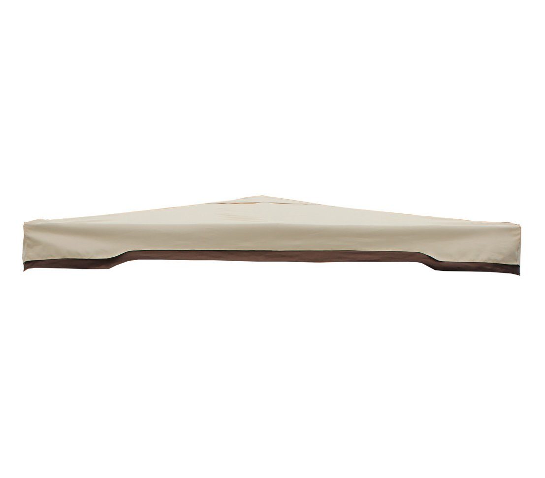 Dehner Pavillon Ersatzdach für Pavillon Granada, 293 x 293 cm, Robustes Ersatzdach aus Polyester für den Pavillon Granada 3 x 3 m
