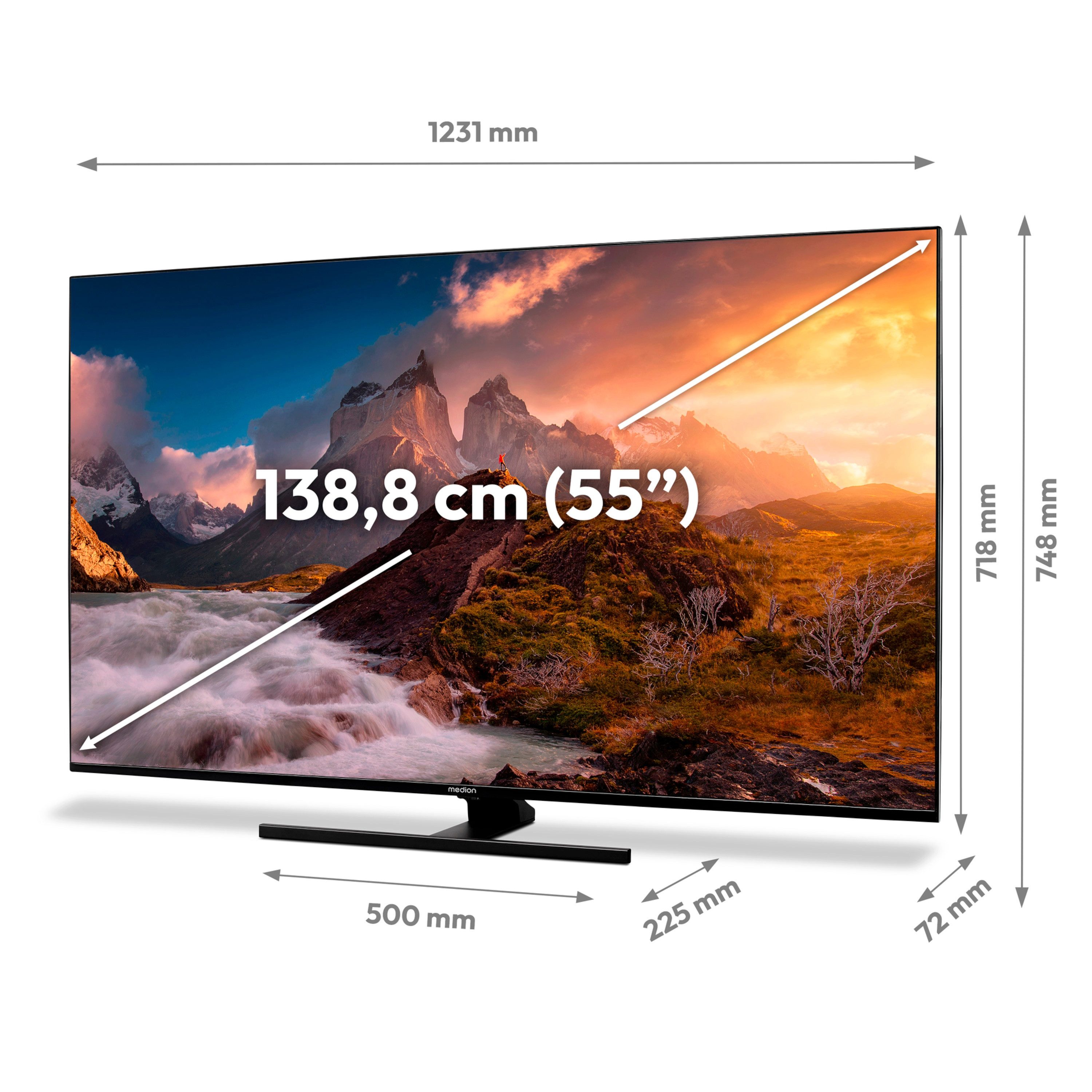 Medion® MD30987 LCD-LED Fernseher (138....