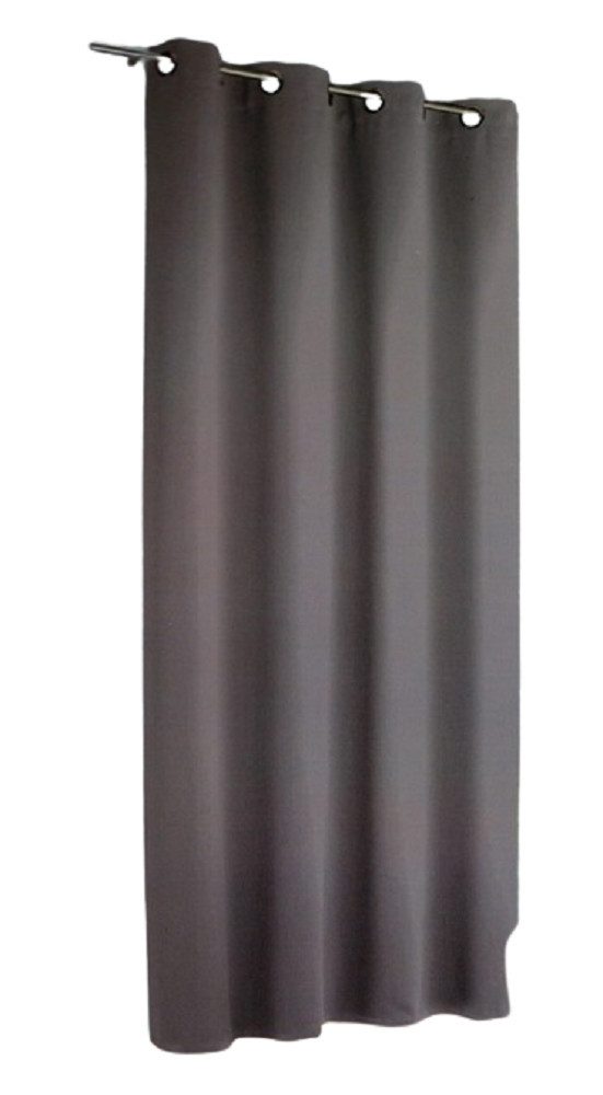 Clever-Kauf-24 Verdunkelungsvorhang Verdunkelungs-Ösenschal MIA BxH 140x245 günstig online kaufen