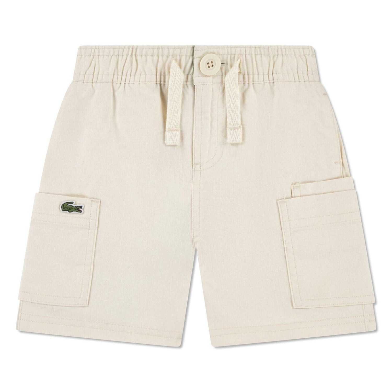 Lacoste Shorts Lacoste Kinder Shorts Ripstop hellbeige Krokodil