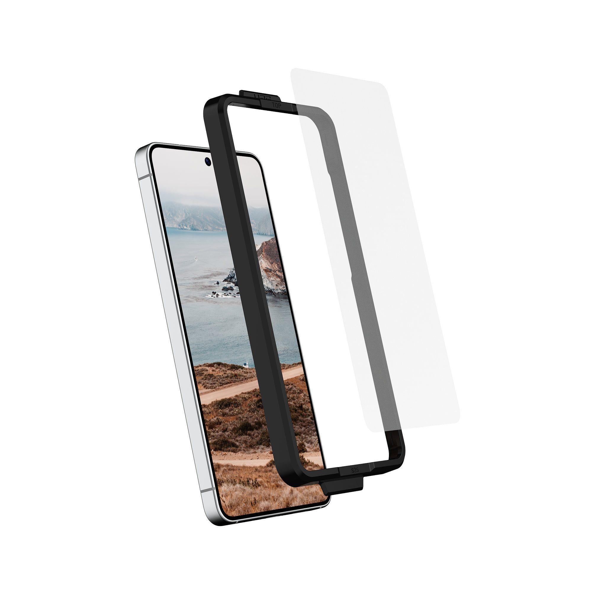 Urban Armor Gear Displayschutzglas Tempered Glass für Samsung Galaxy S26, Anti-Fingerabdruck, Zweifach gehärtetes Glas, Inkl. Montagekit