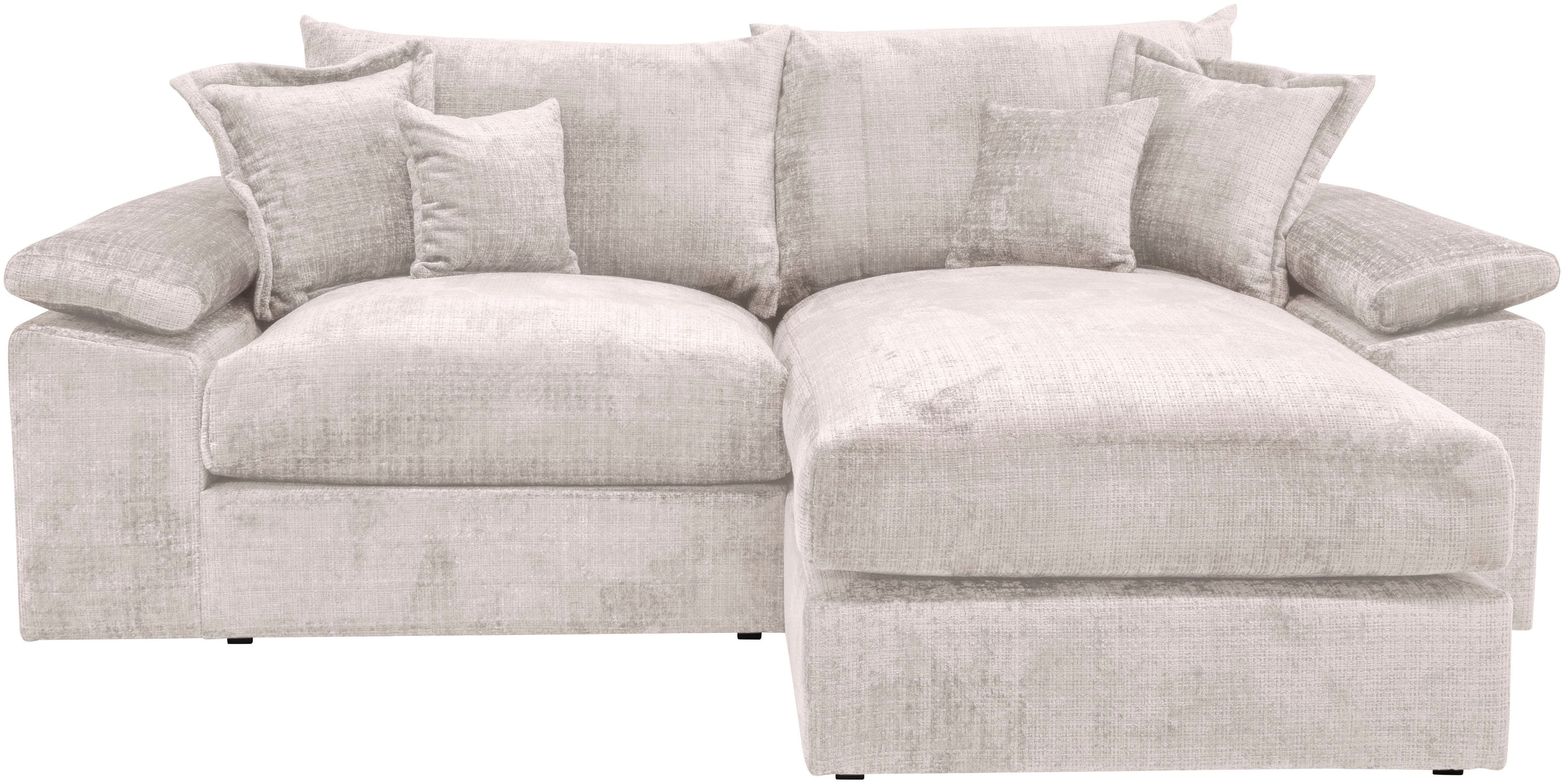 Home affaire Ecksofa Soft&Cosy XL L-Form, B: 246 cm - OTTO. Verlässliche Qualität., Mega-Sofa, Cord oder Chenille-Struktur, mit Federkern & 4 Zierkissen