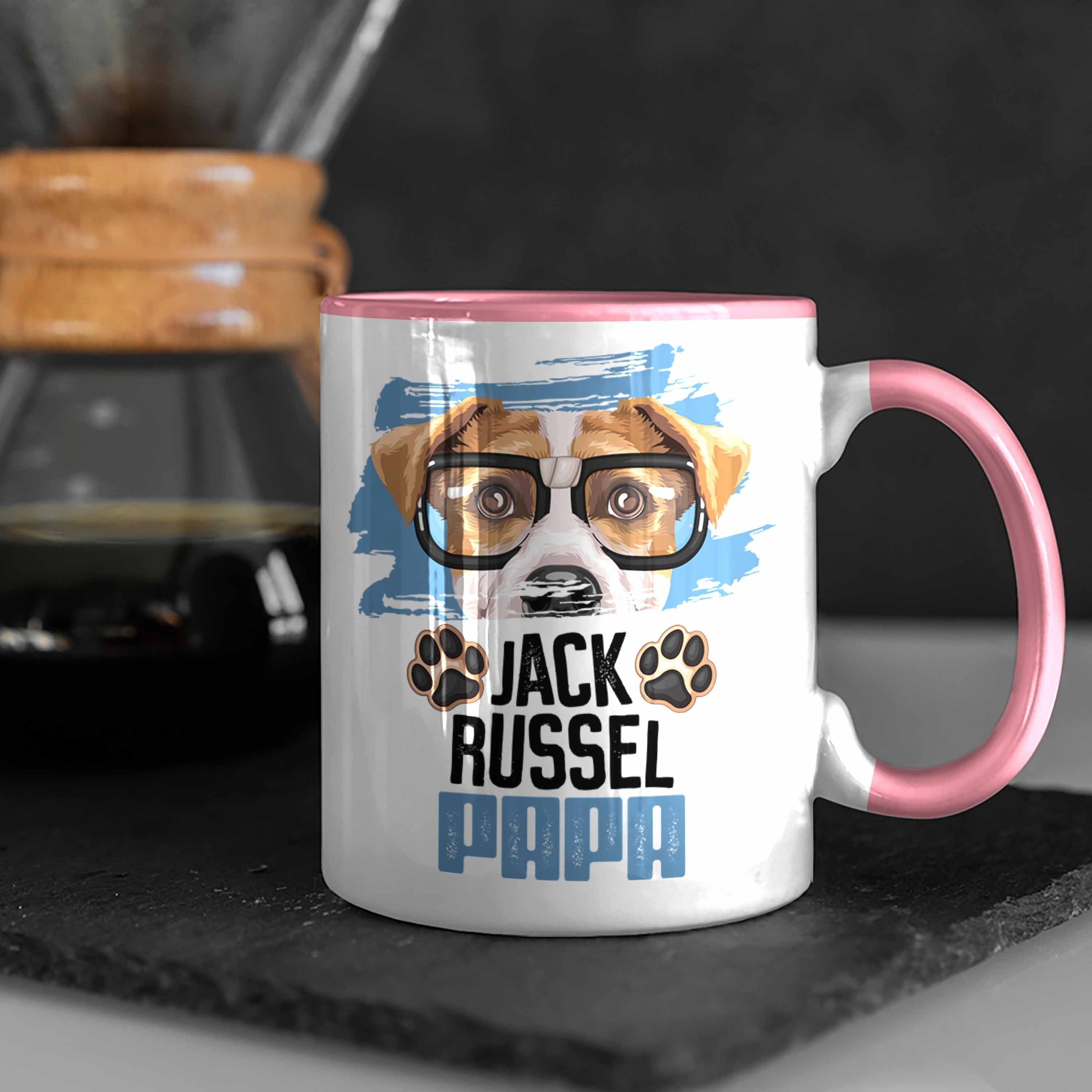 Lustiger Russell Spruch Geschenk Rosa Jack Trendation Besitzer Tasse Tasse Papa Geschenkidee