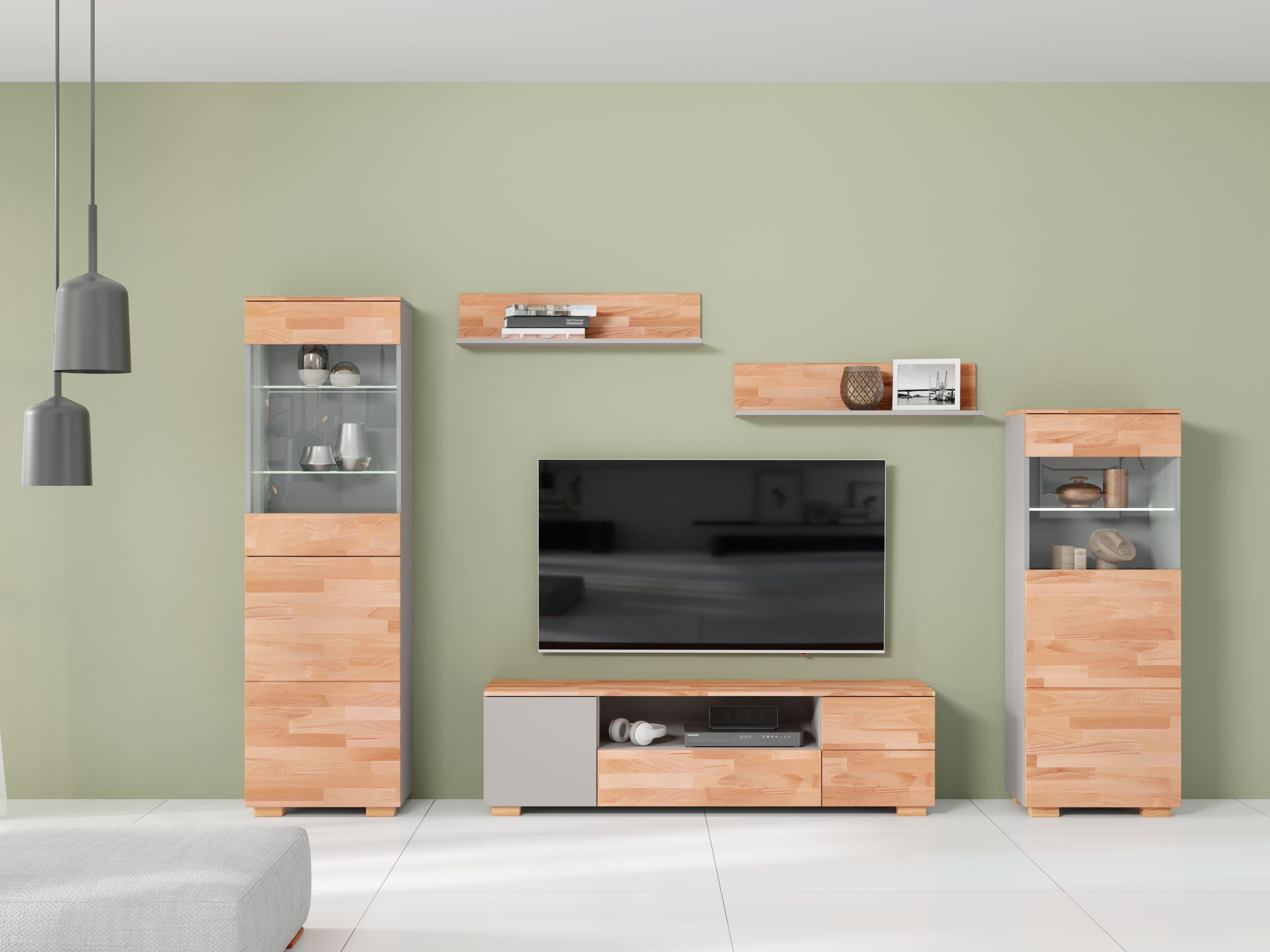 OTTO home Wohnwand, (5-St), schöne moderne Optik