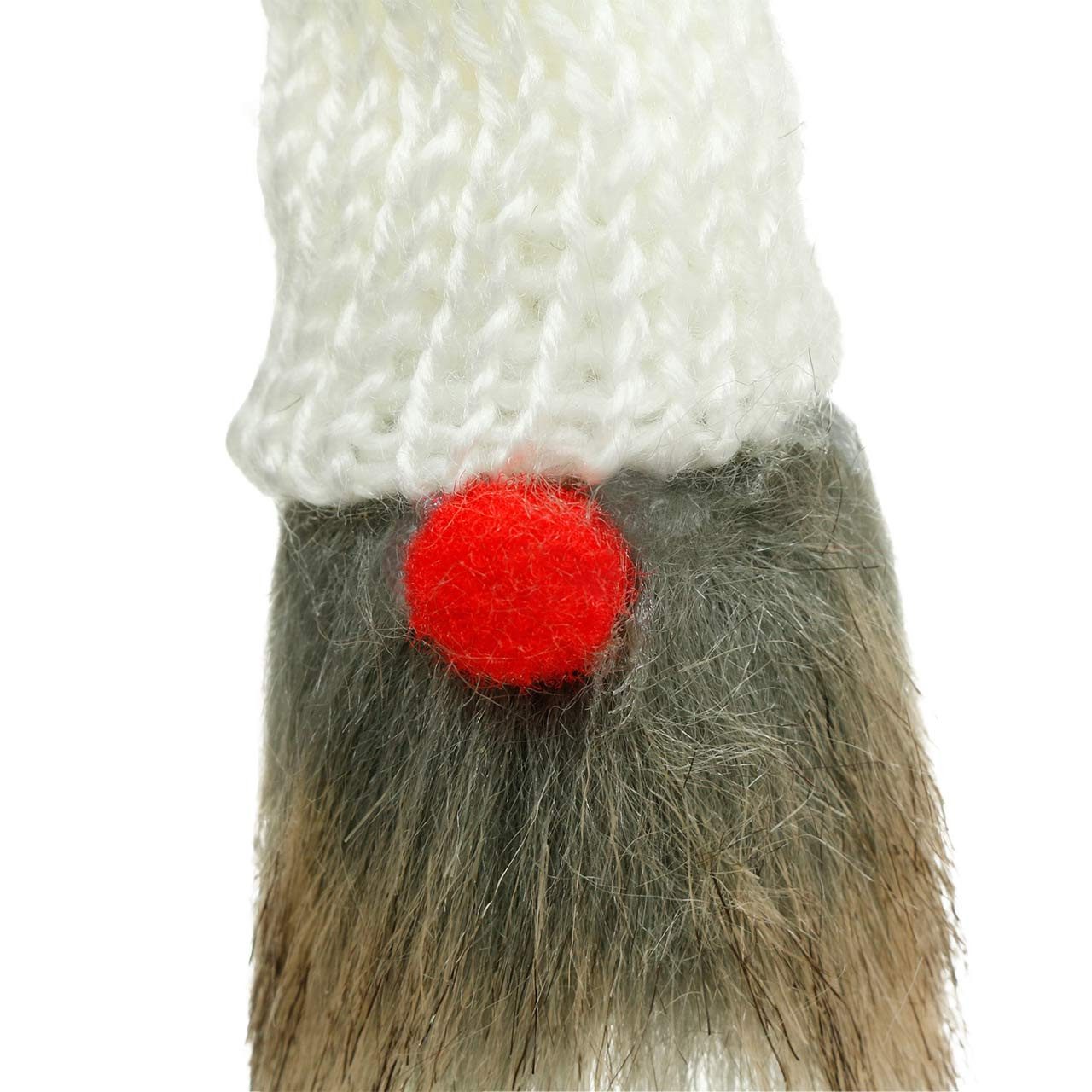 Florists Products Weihnachtsmann Weihnachtswichtel mit Strickmütze zum Stecken in Rot, Weiß und, 12 St