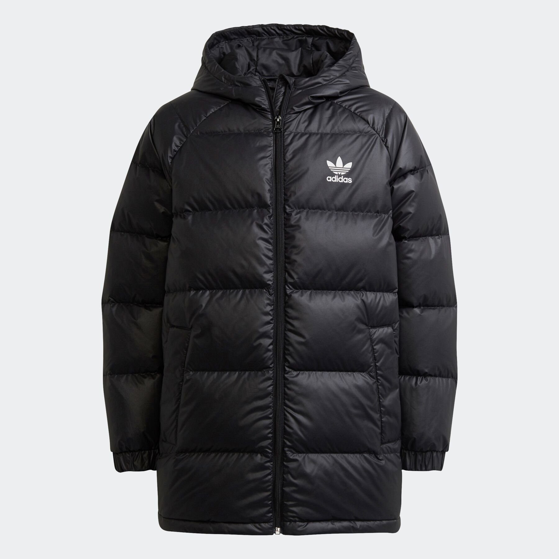 / ADICOLOR ELONGATED PUFFER Trainingsjacke Originals Black adidas White