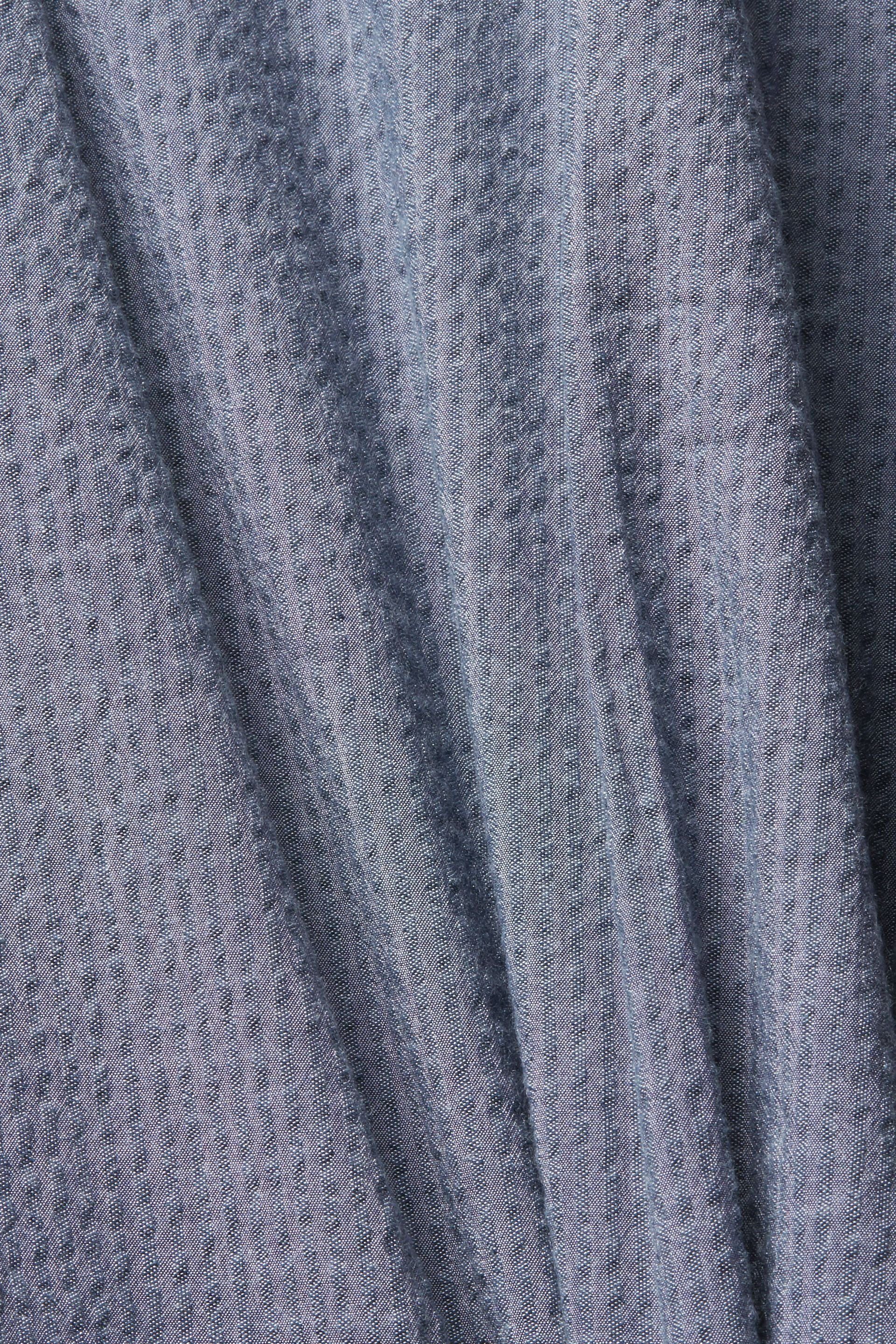blue grey Esprit Klassische Bluse