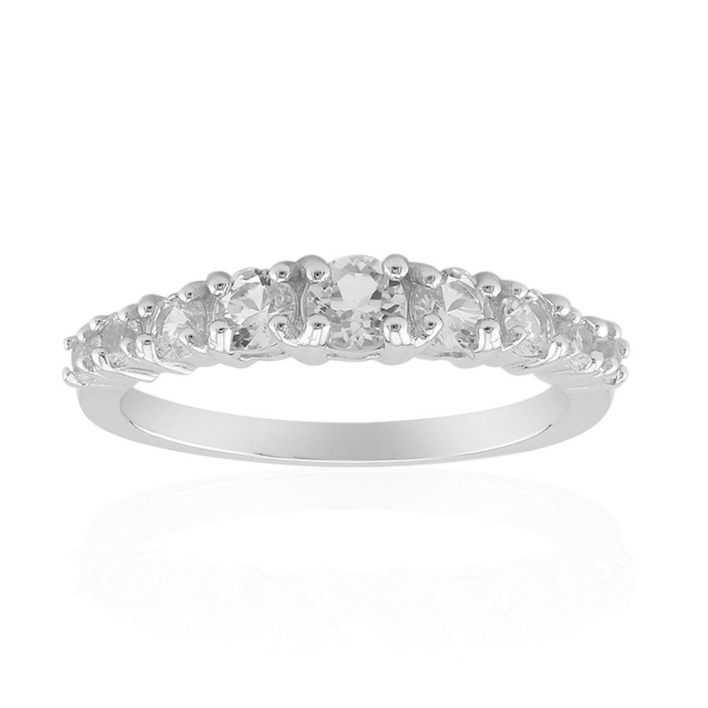 Cavill Silberring Cavill Ring Sterlingsilber 0,66 ct weißer Topas elegant Damen (1-tlg)