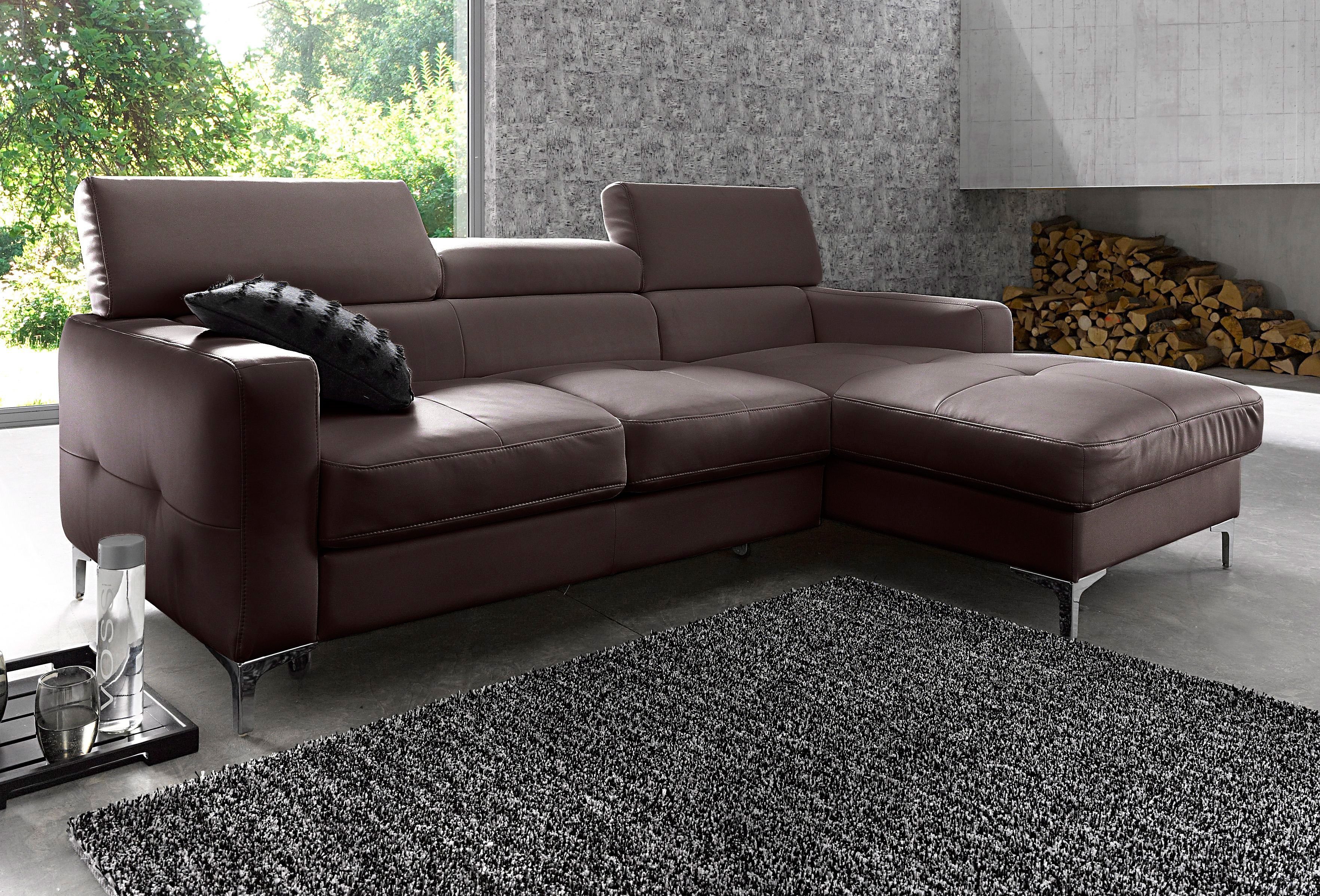 COTTA Ecksofa Sammy L-Form, mit Kopfteilverstellung, günstig online kaufen