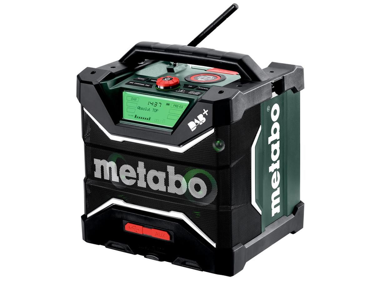 metabo RC 12-18 32W BT DAB+ Akku Baustellenradio (Digitalradio (DAB), ohne Akku und Ladegerät, mit Akku-Ladefunktion)