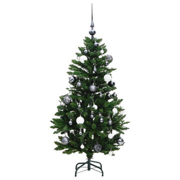 vidaXL Künstlicher Weihnachtsbaum Künstlicher Weihnachtsbaum Klappbar 150 LEDs Kugeln 120 cm