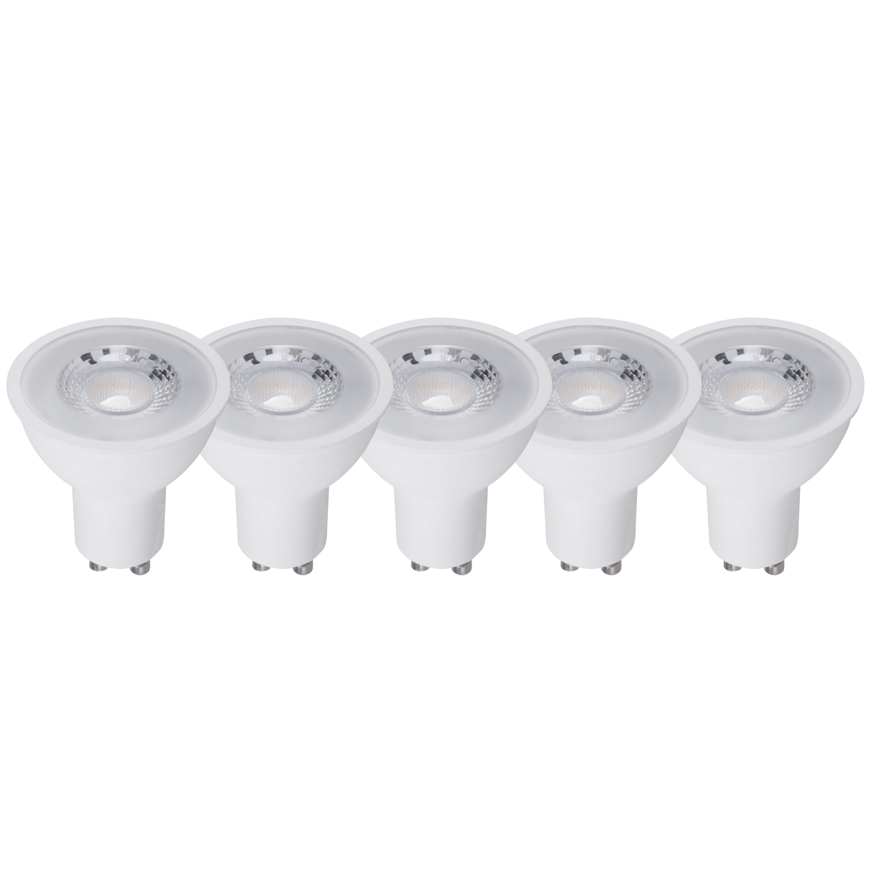 0620305 GU10 LED's 5-Pack warmweiß 6,5W light LED-Leuchtmittel Spot, Basic Matt LED GU10,