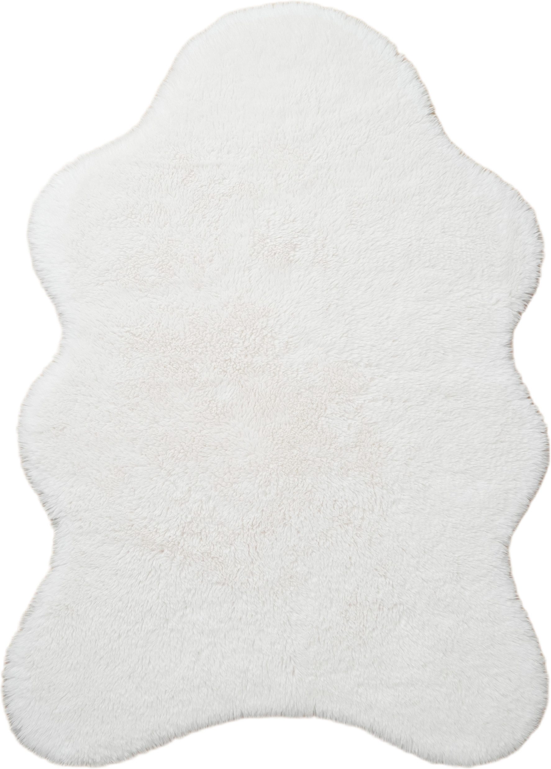 OTTO home Hochflor-Teppich Mollin, Fellform, leichter Glanz, rechteckig, Höhe: 30 mm, Kunstfell, Fellimitat, waschbar, flauschig, weich, Wohnzimmer – Bild 2 von 5